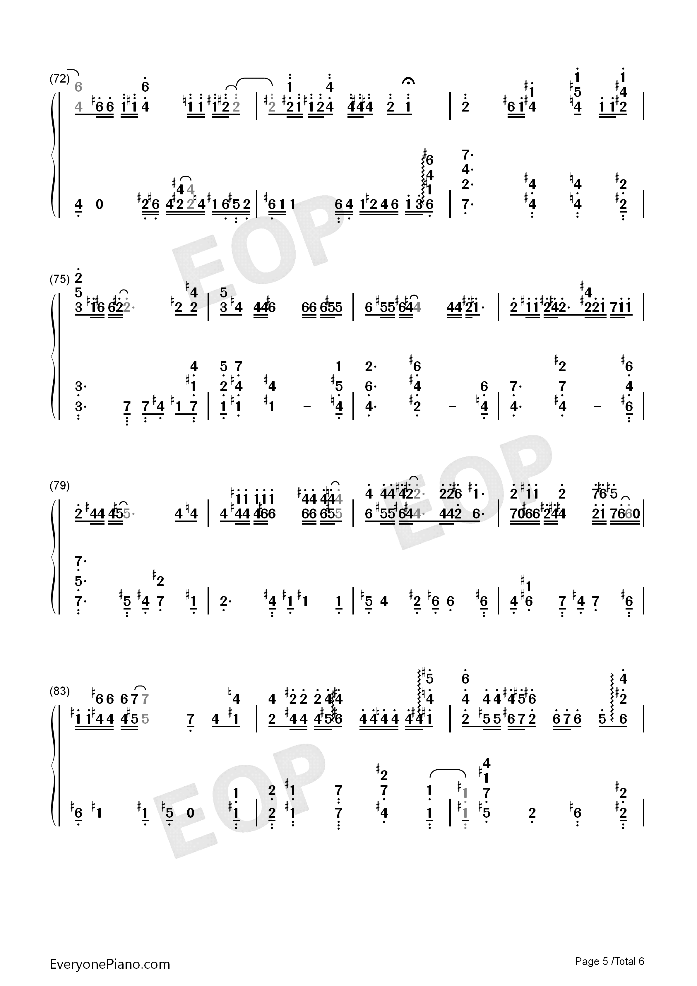 Once_in_a_While_Talk_of_The_Old_Days钢琴简谱_加藤登纪子演唱