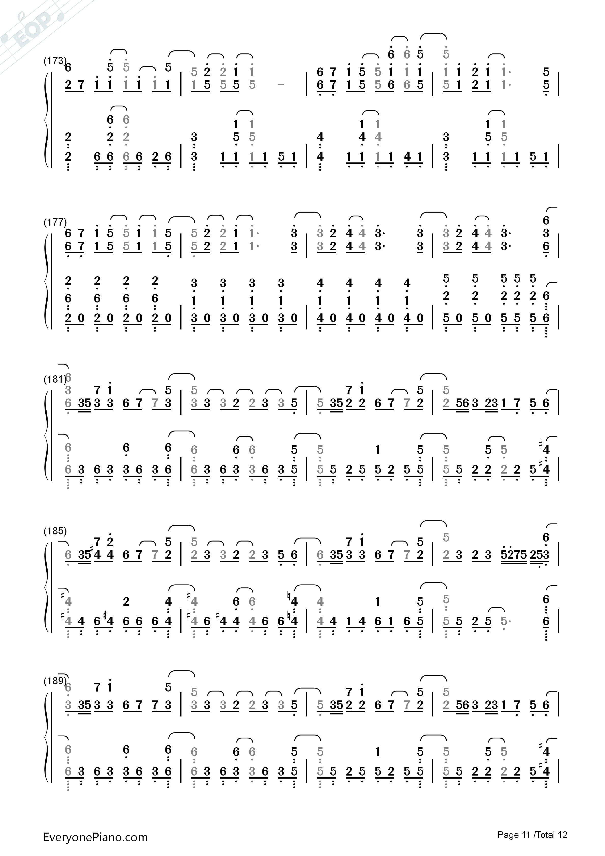 SAVIOR_OF_SONG钢琴简谱_ナノ_MY_FIRST_STORY演唱