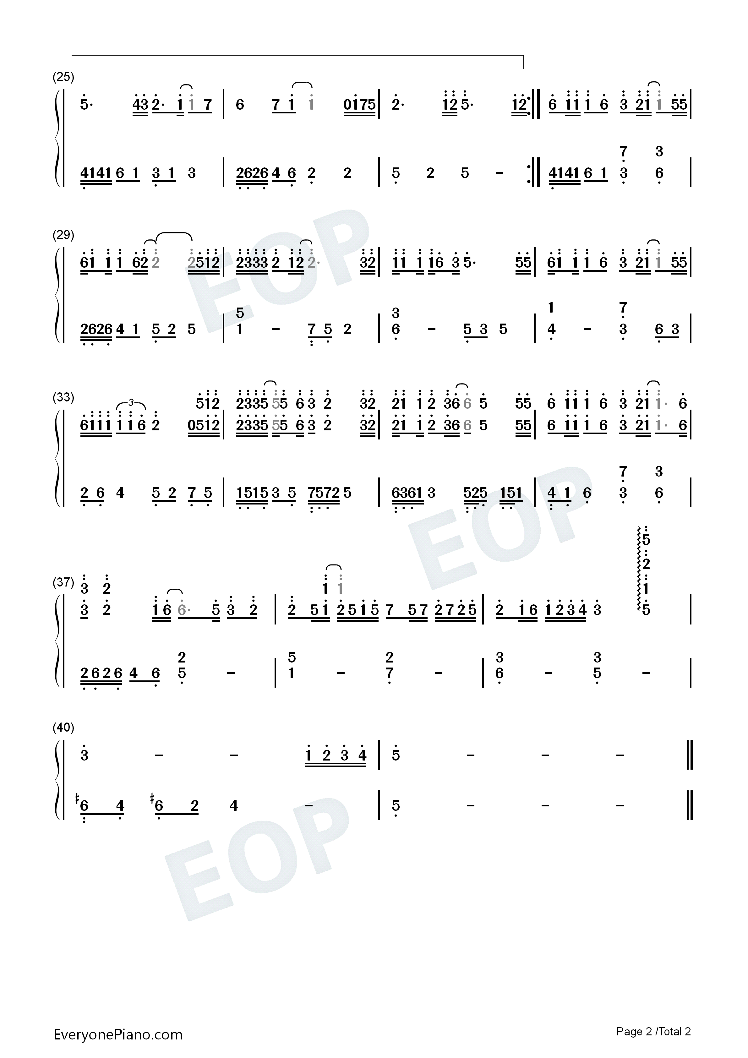 为情所伤钢琴简谱_庄心妍演唱