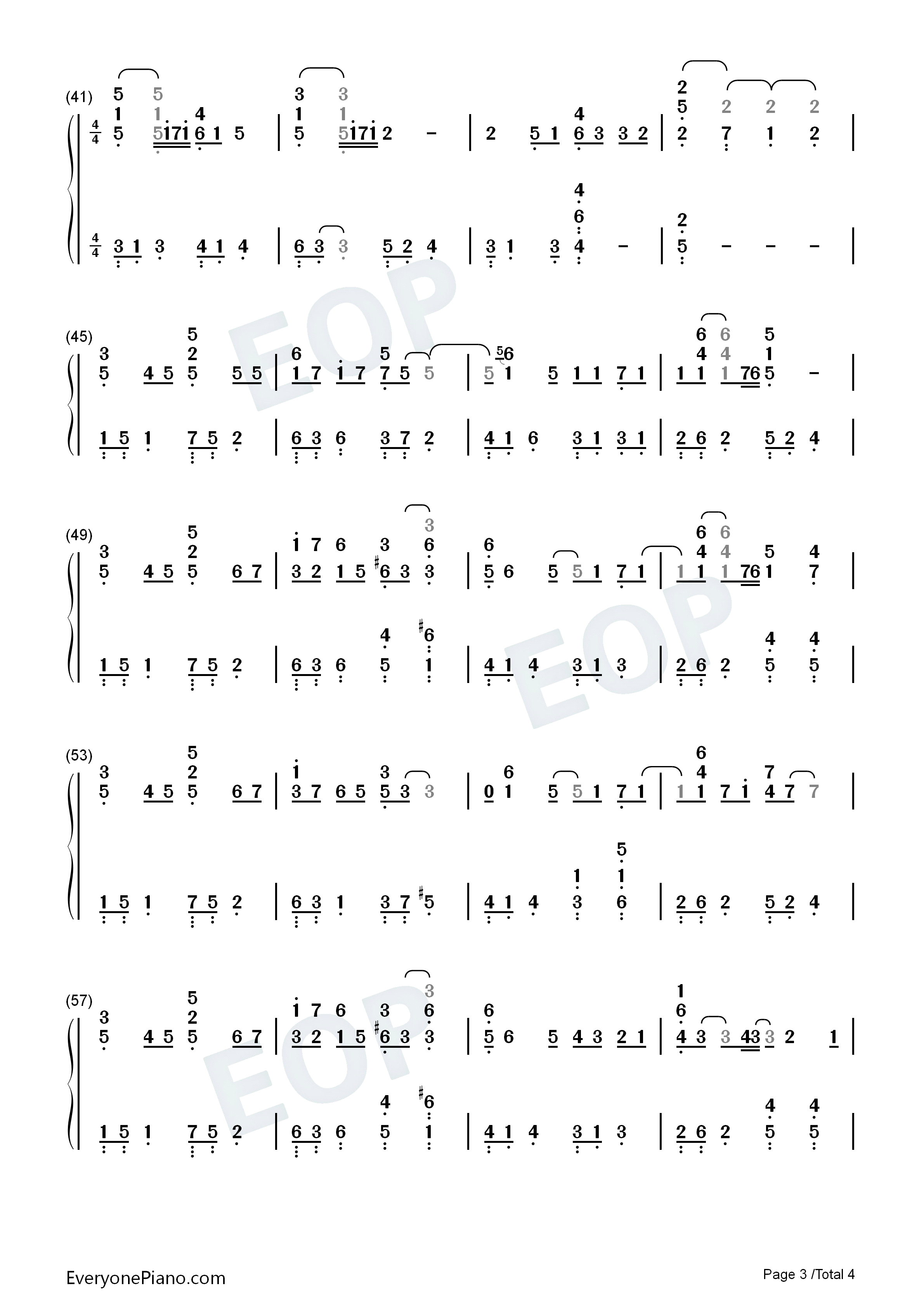 In_Front_of_the_Post_Office_in_Autumn钢琴简谱_金大明演唱