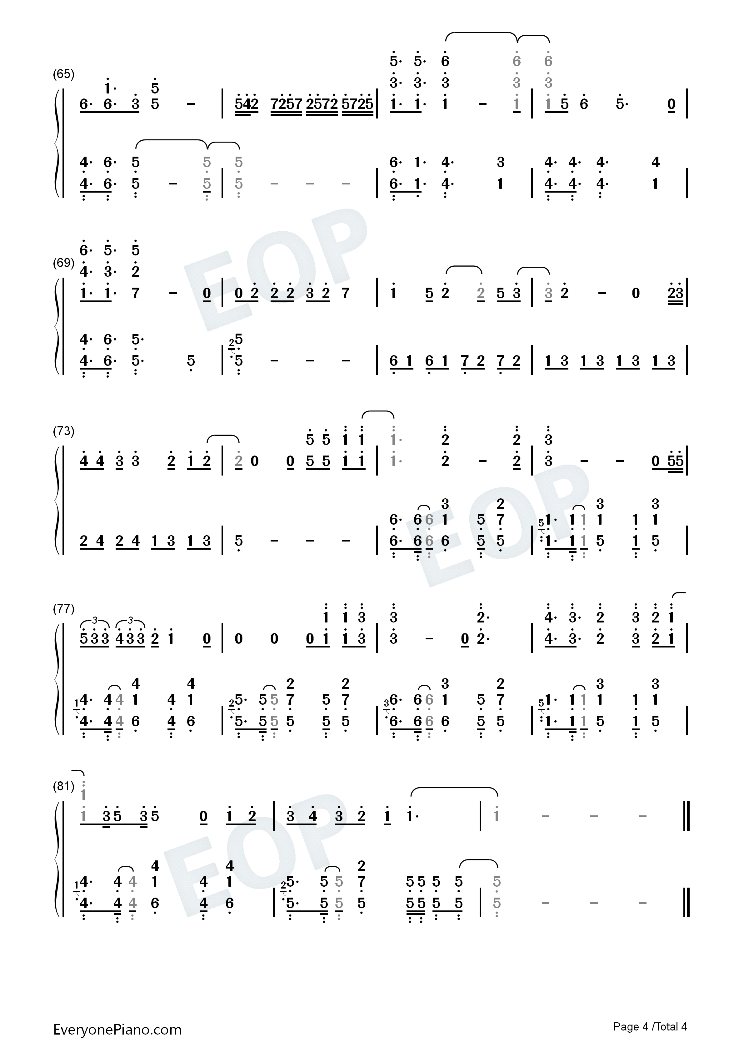 Heading_Home钢琴简谱_Alan_Walker演唱