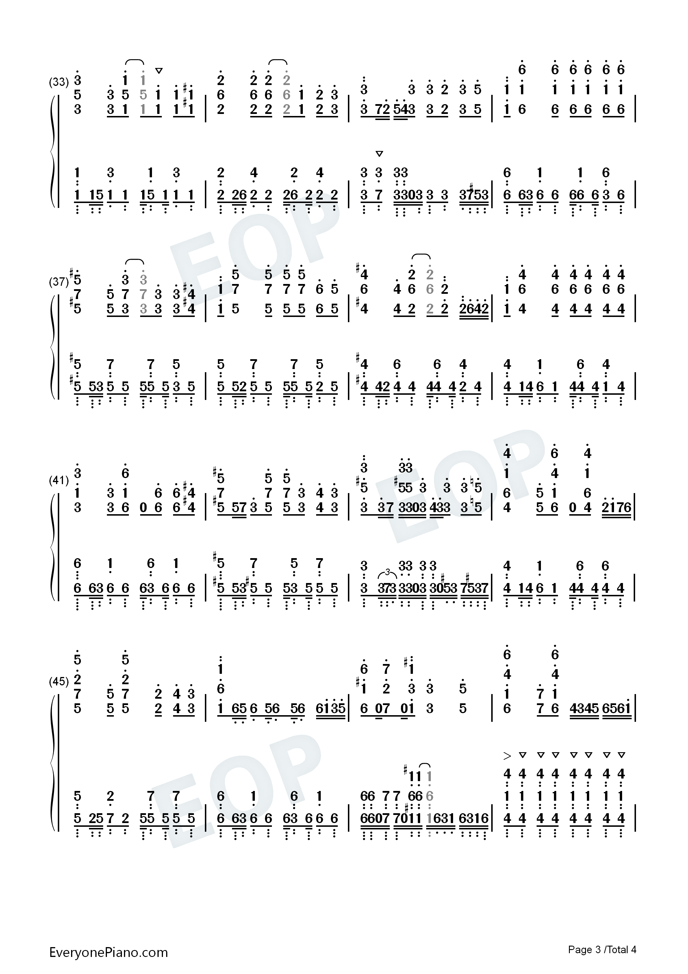 Analogy钢琴简谱_彩音演唱