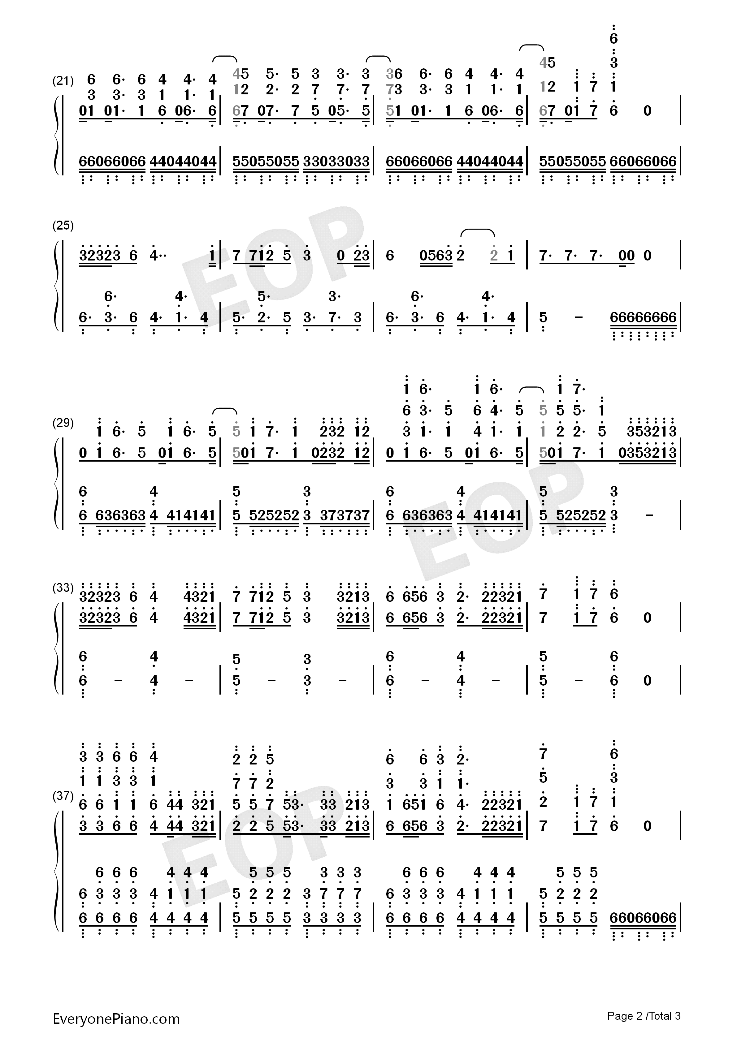 Lily钢琴简谱_Alan_Walker_K_391_Emelie_Hollow演唱