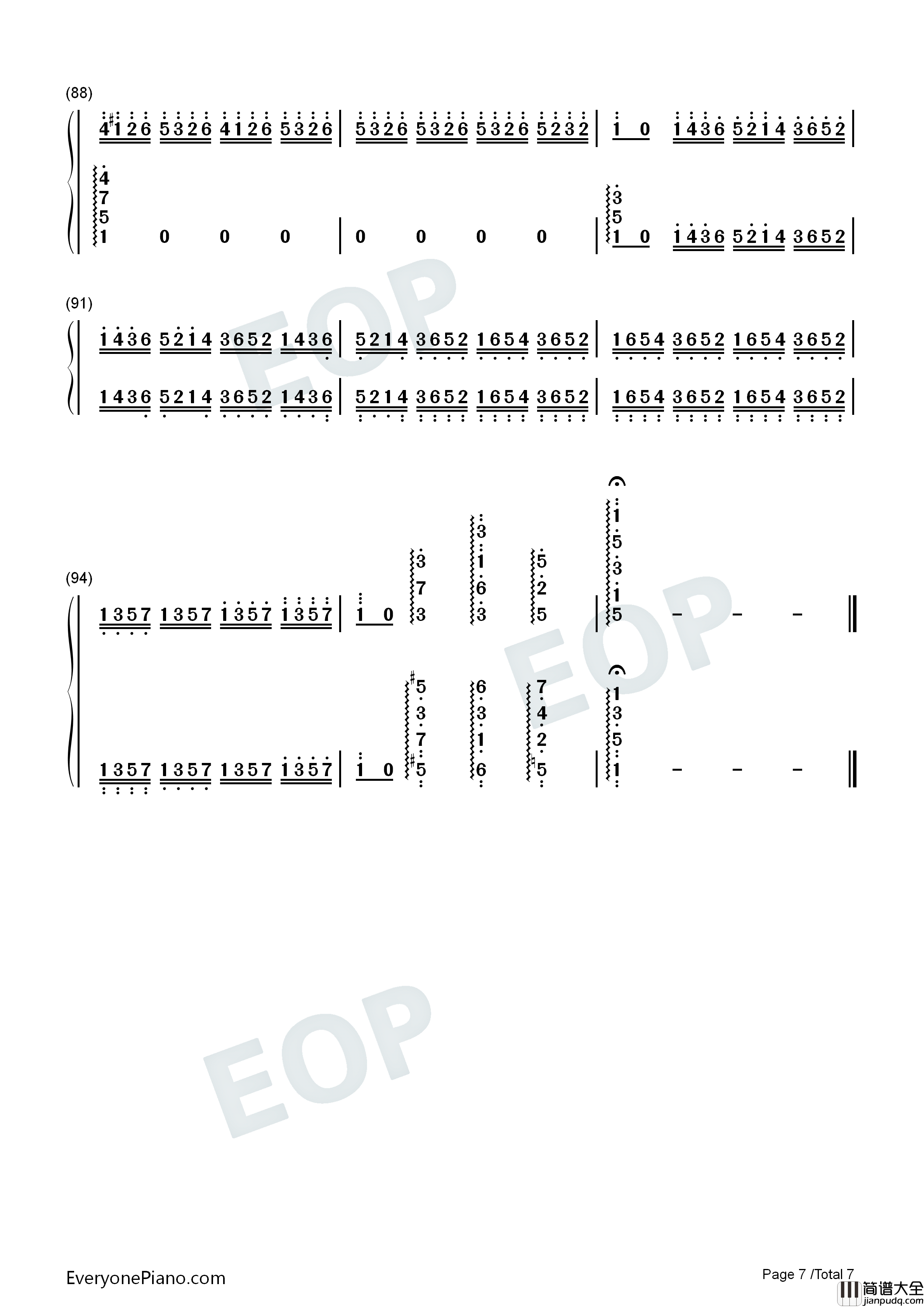 肖邦练习曲_Op_10_No_8钢琴简谱_肖邦演唱