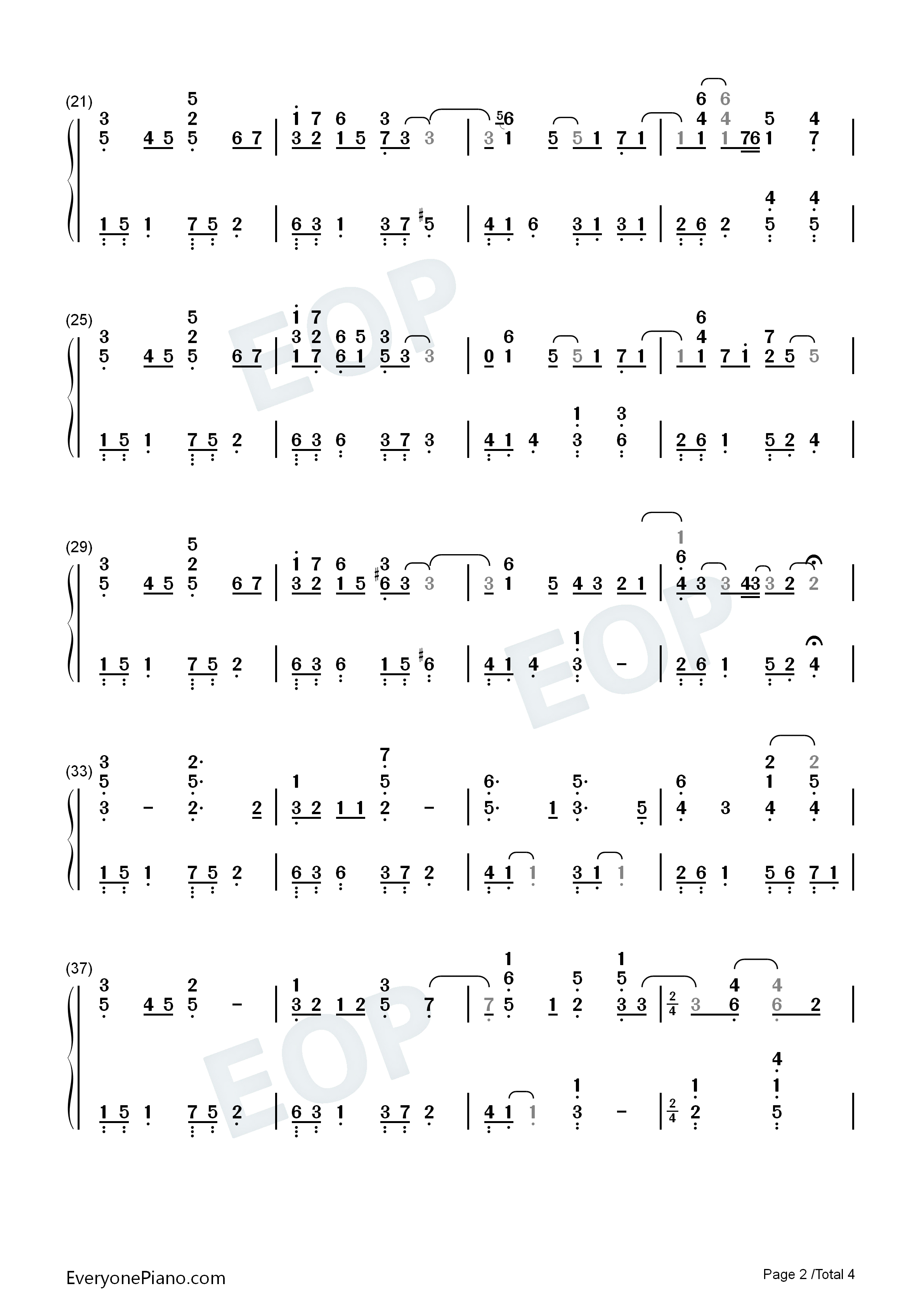 In_Front_of_the_Post_Office_in_Autumn钢琴简谱_金大明演唱