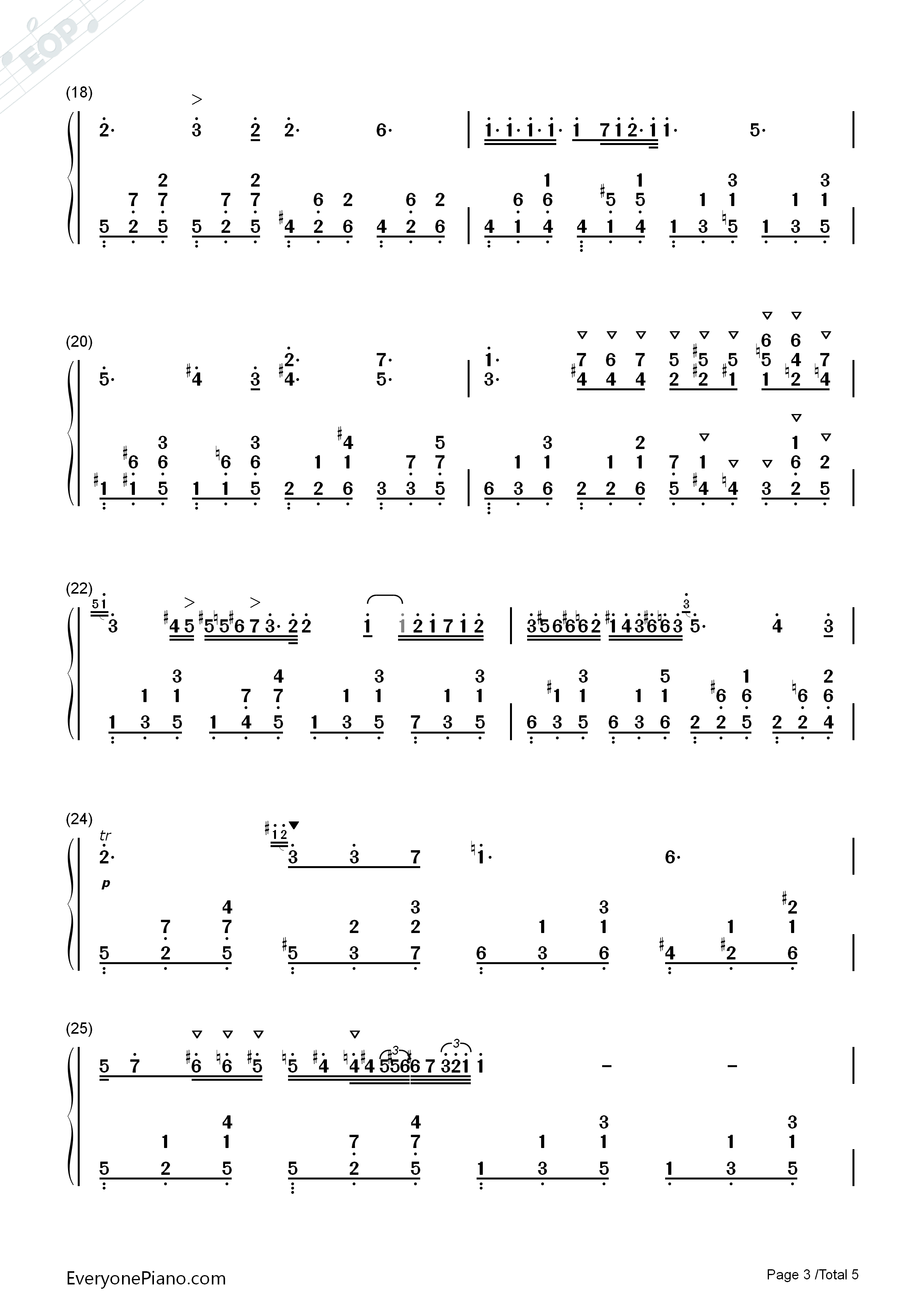 降E大调夜曲钢琴简谱_肖邦演唱