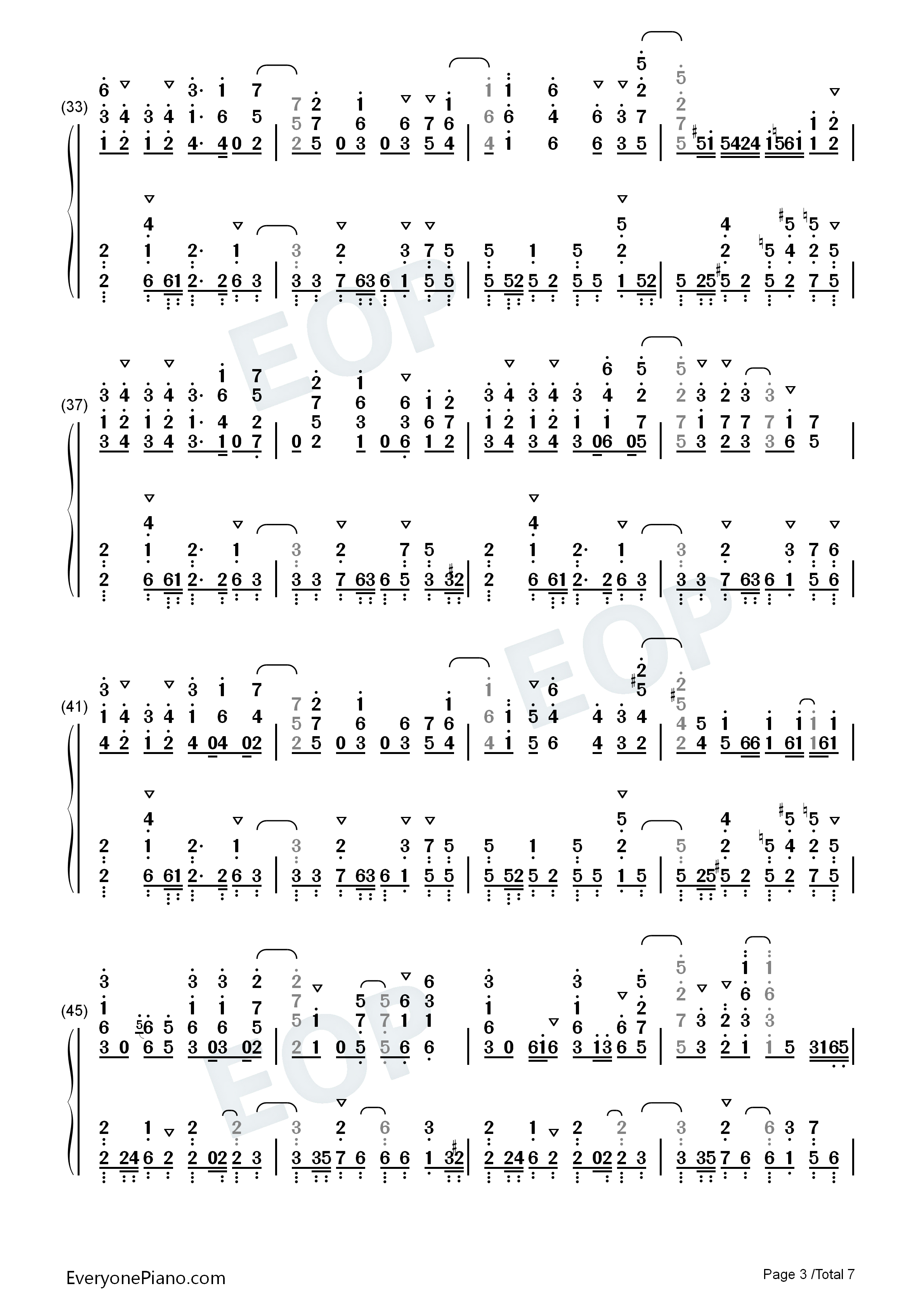 Love钢琴简谱_雨宫天演唱