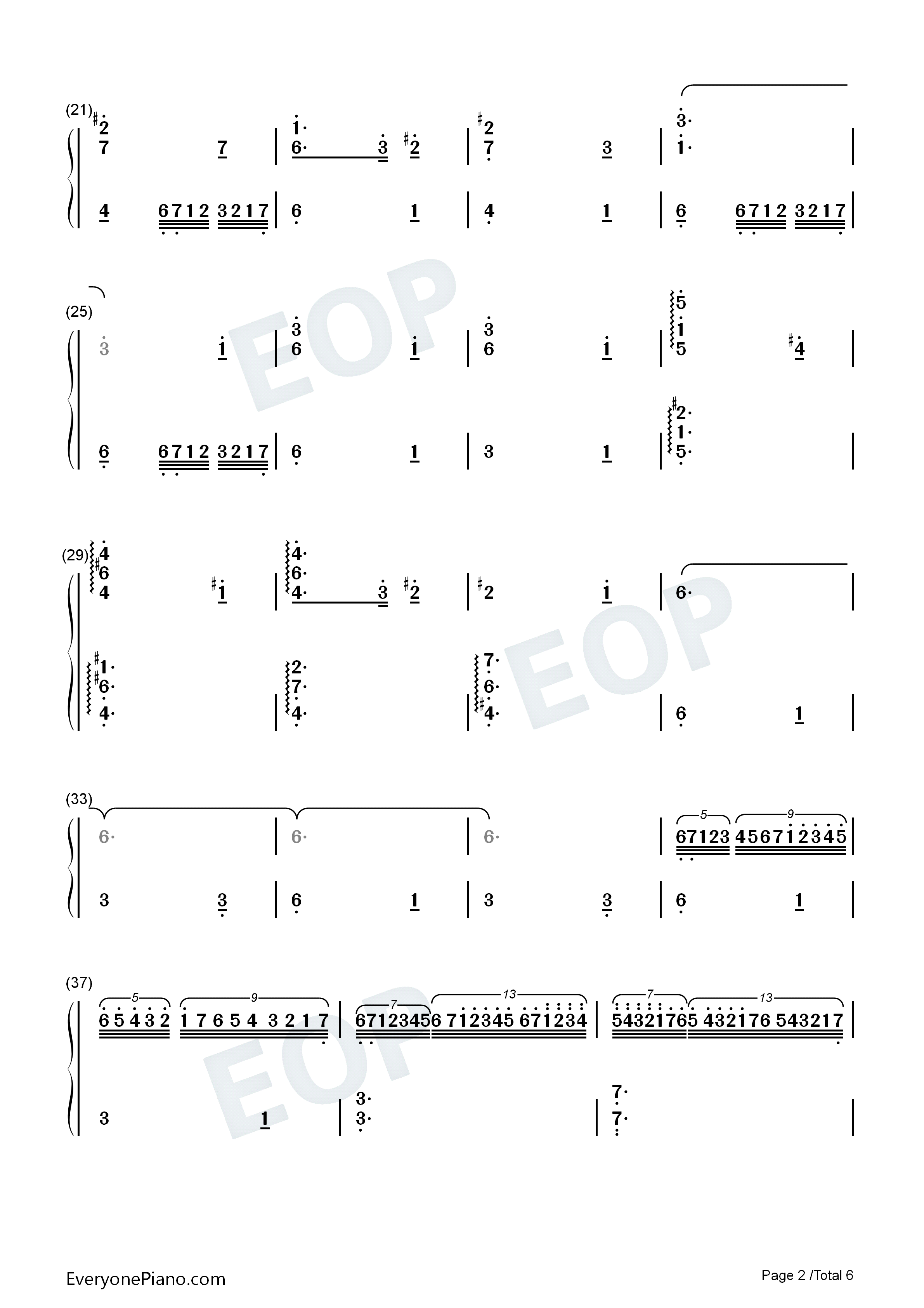 Hedwigs_Theme完整版钢琴简谱_John_Williams演唱