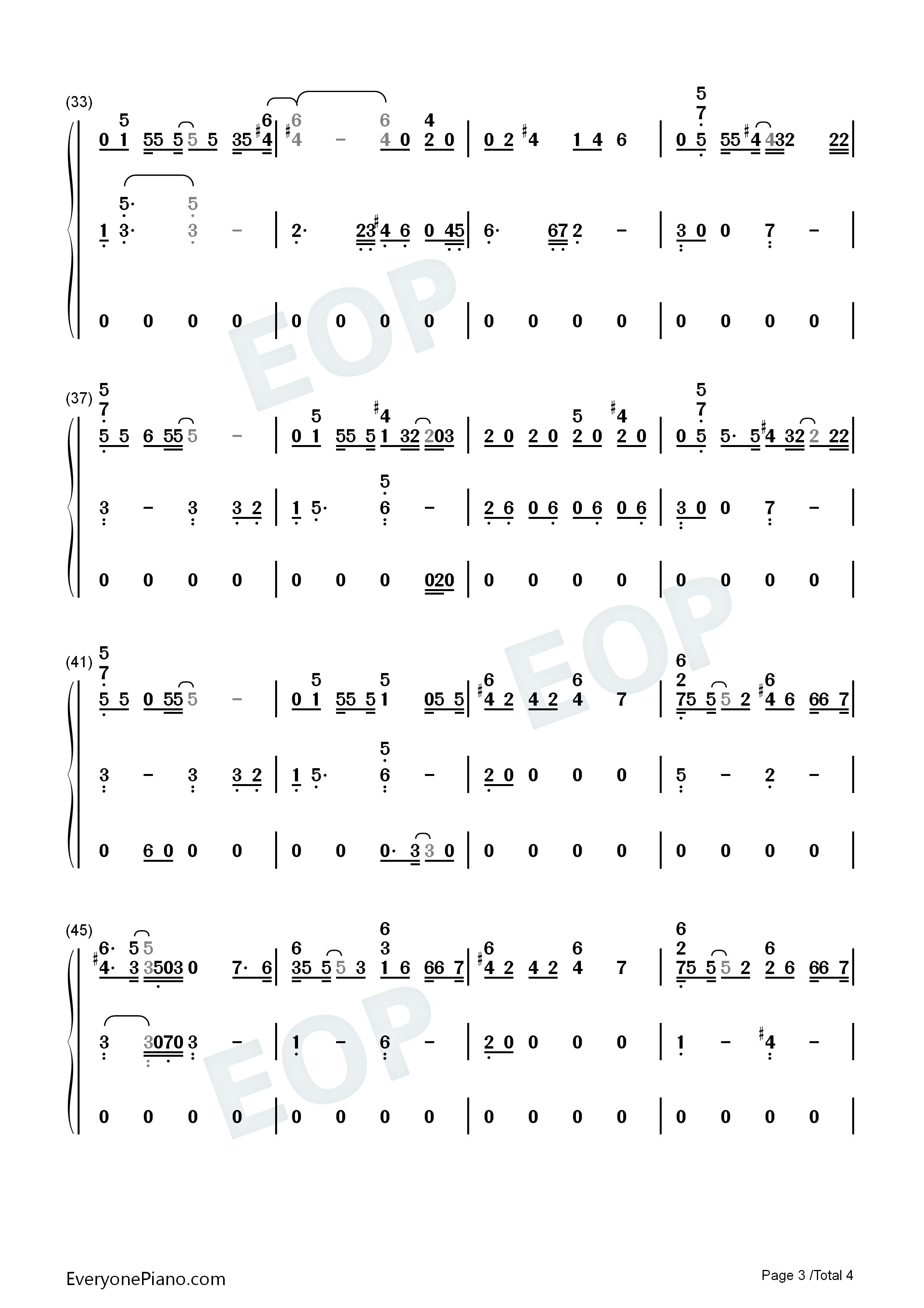 Say_Anything钢琴简谱_X_JAPAN演唱