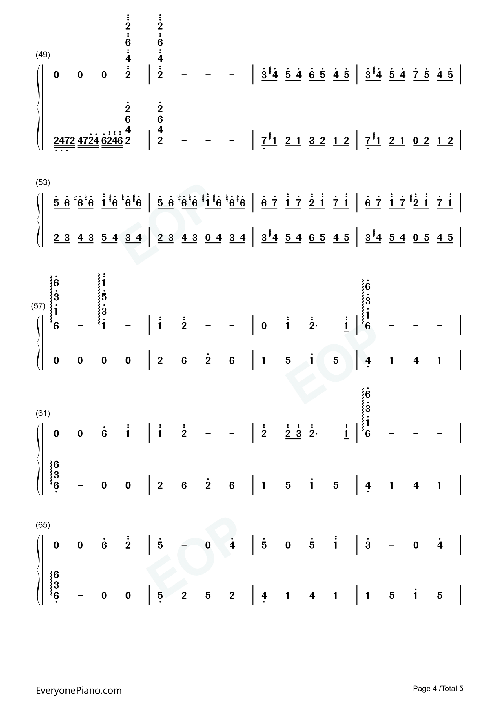 初心钢琴简谱_方岽清演唱