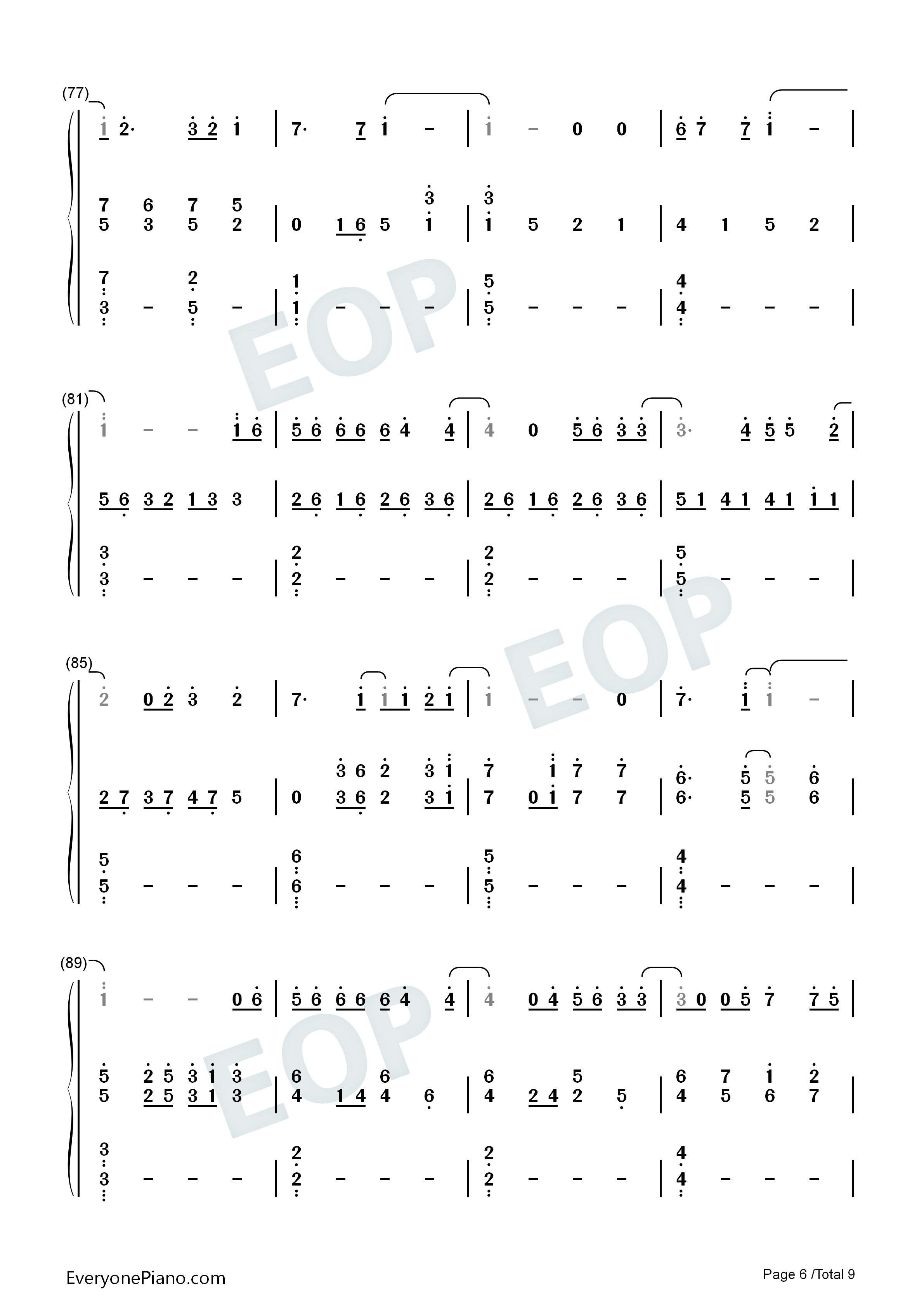 Forever_Young钢琴简谱_陶喆_袁娅维演唱