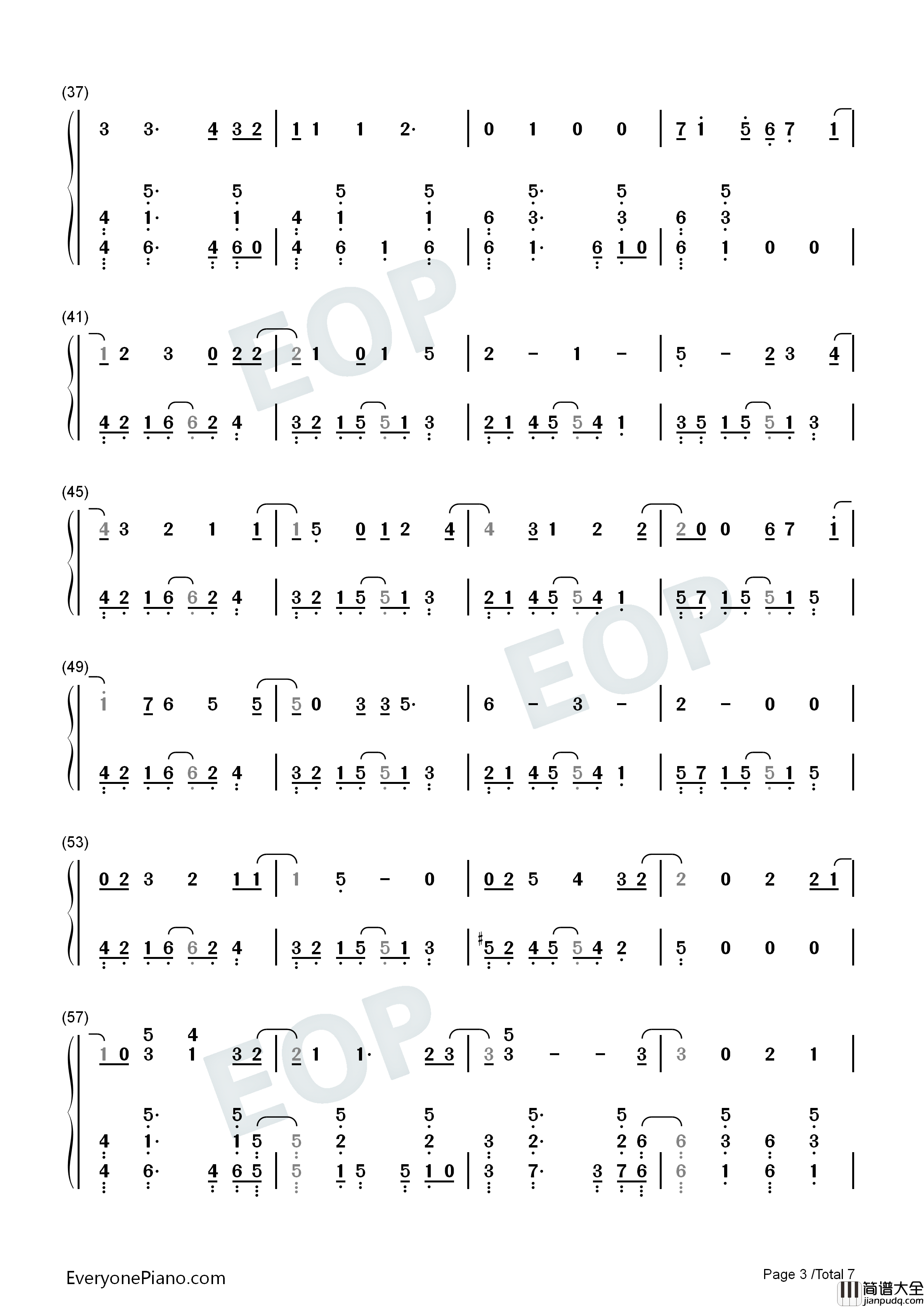 Everything_Goes_On钢琴简谱_Porter_Robinson演唱