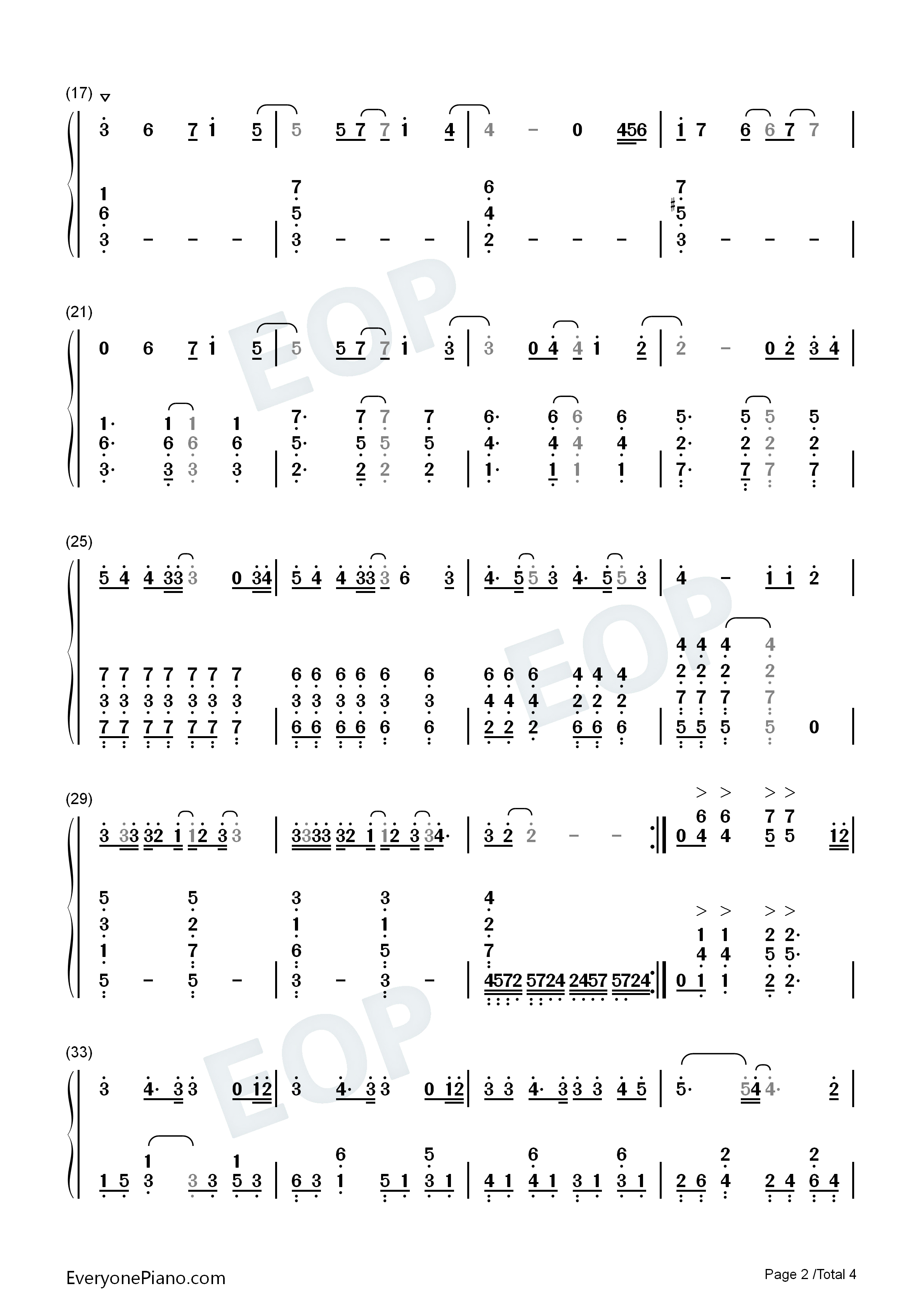 Birthday_wedding钢琴简谱_柏木由纪演唱