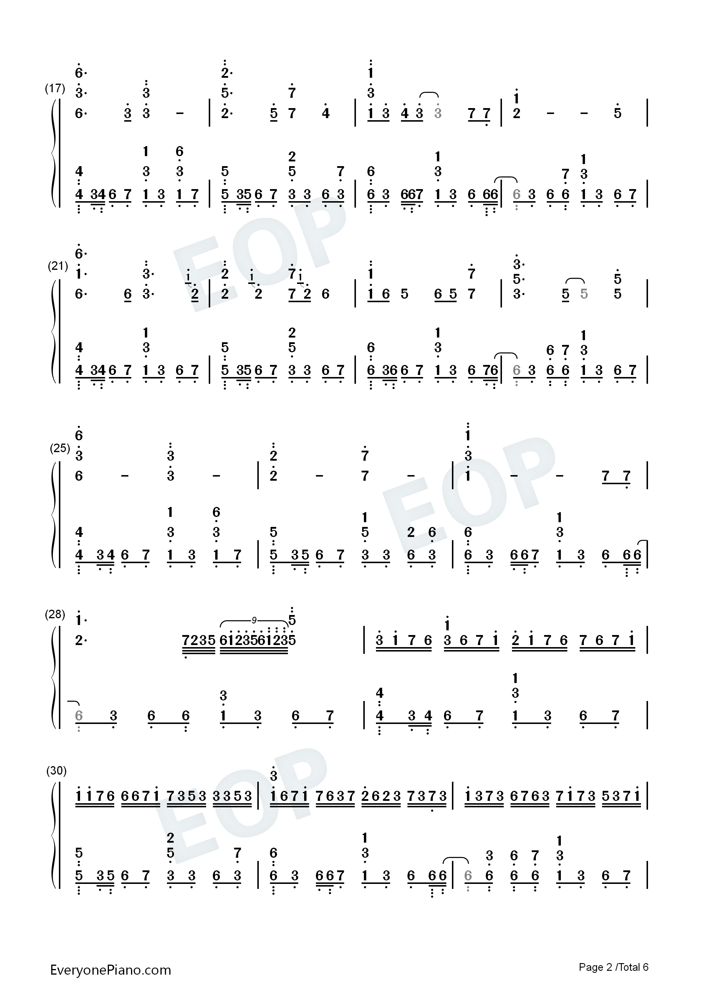 Collapsing_World钢琴简谱_Lightscape演唱