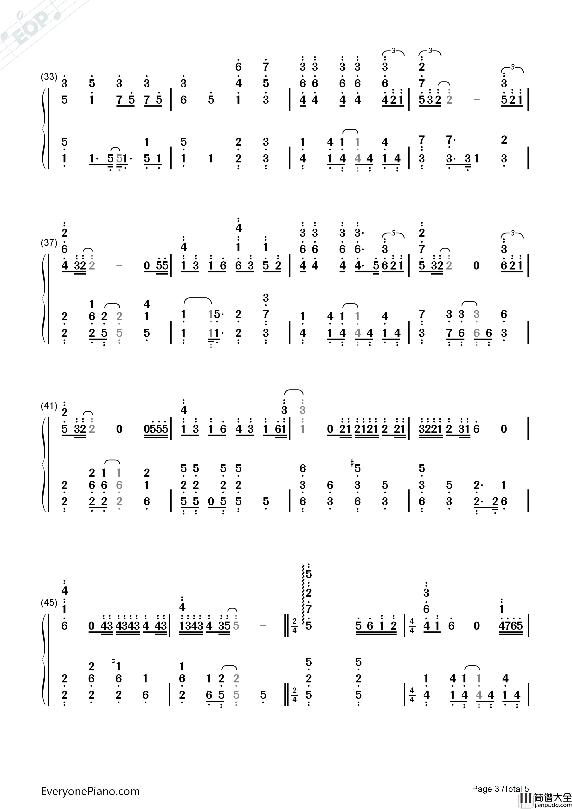 Rain钢琴简谱_金泰妍演唱