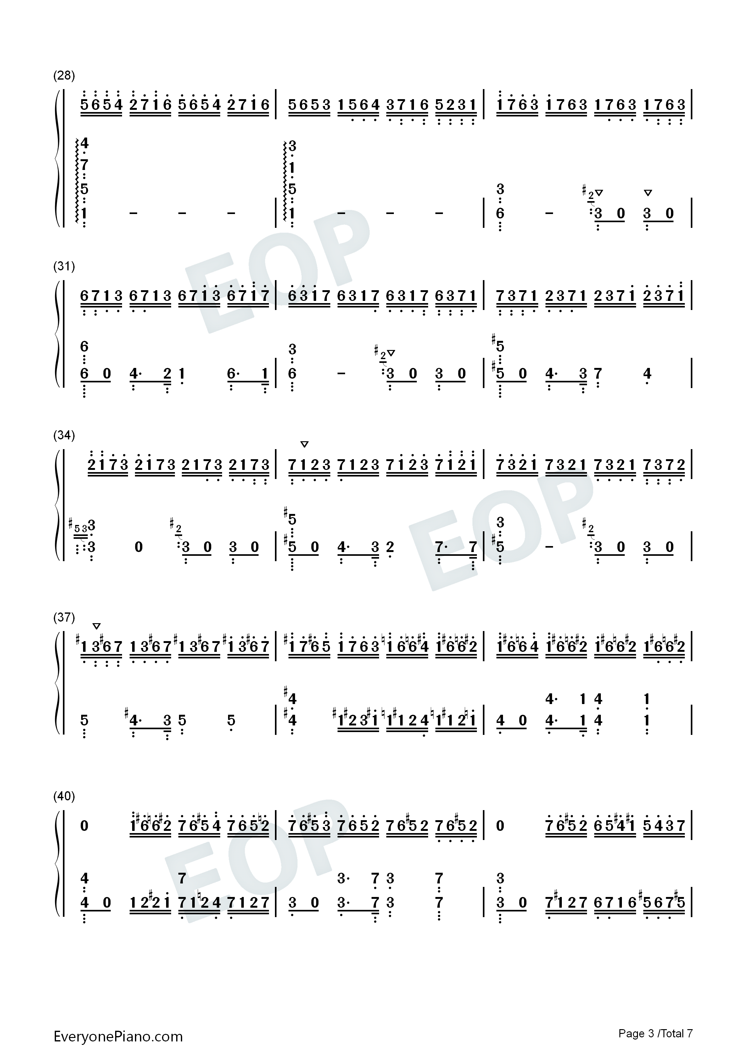 肖邦练习曲_Op_10_No_8钢琴简谱_肖邦演唱