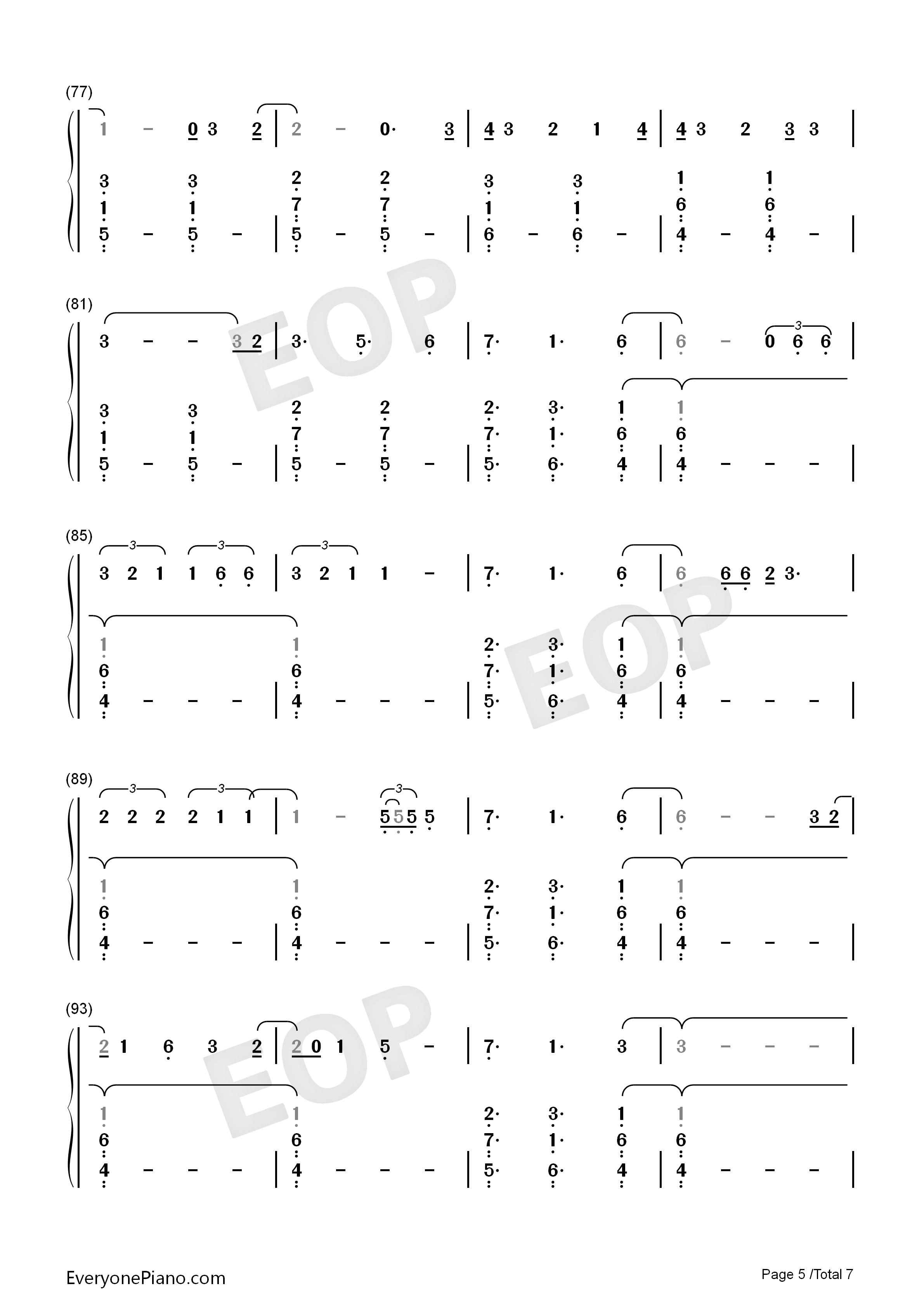 Please_Don't_Go钢琴简谱_Joel_Adams演唱