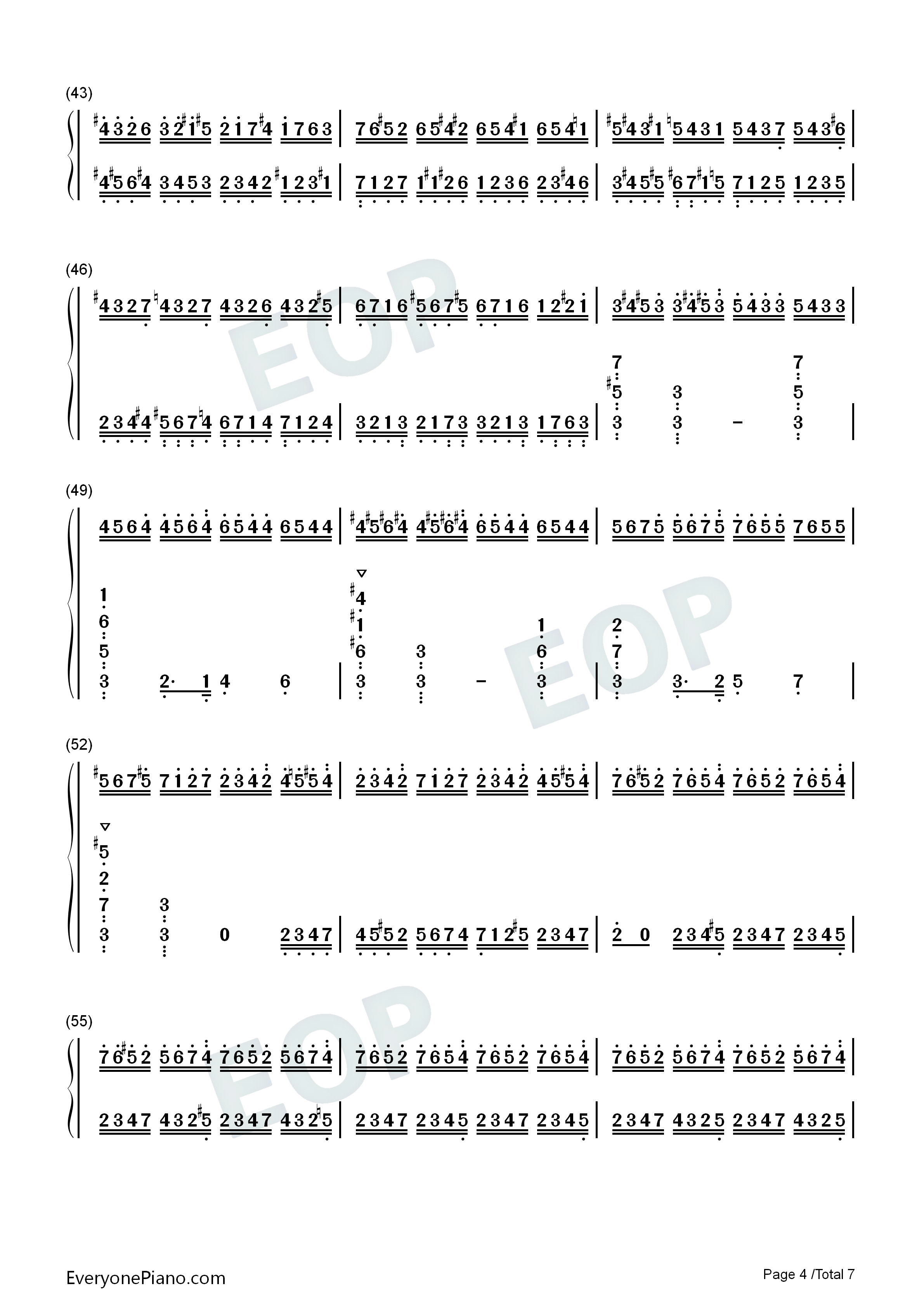 肖邦练习曲_Op_10_No_8钢琴简谱_肖邦演唱