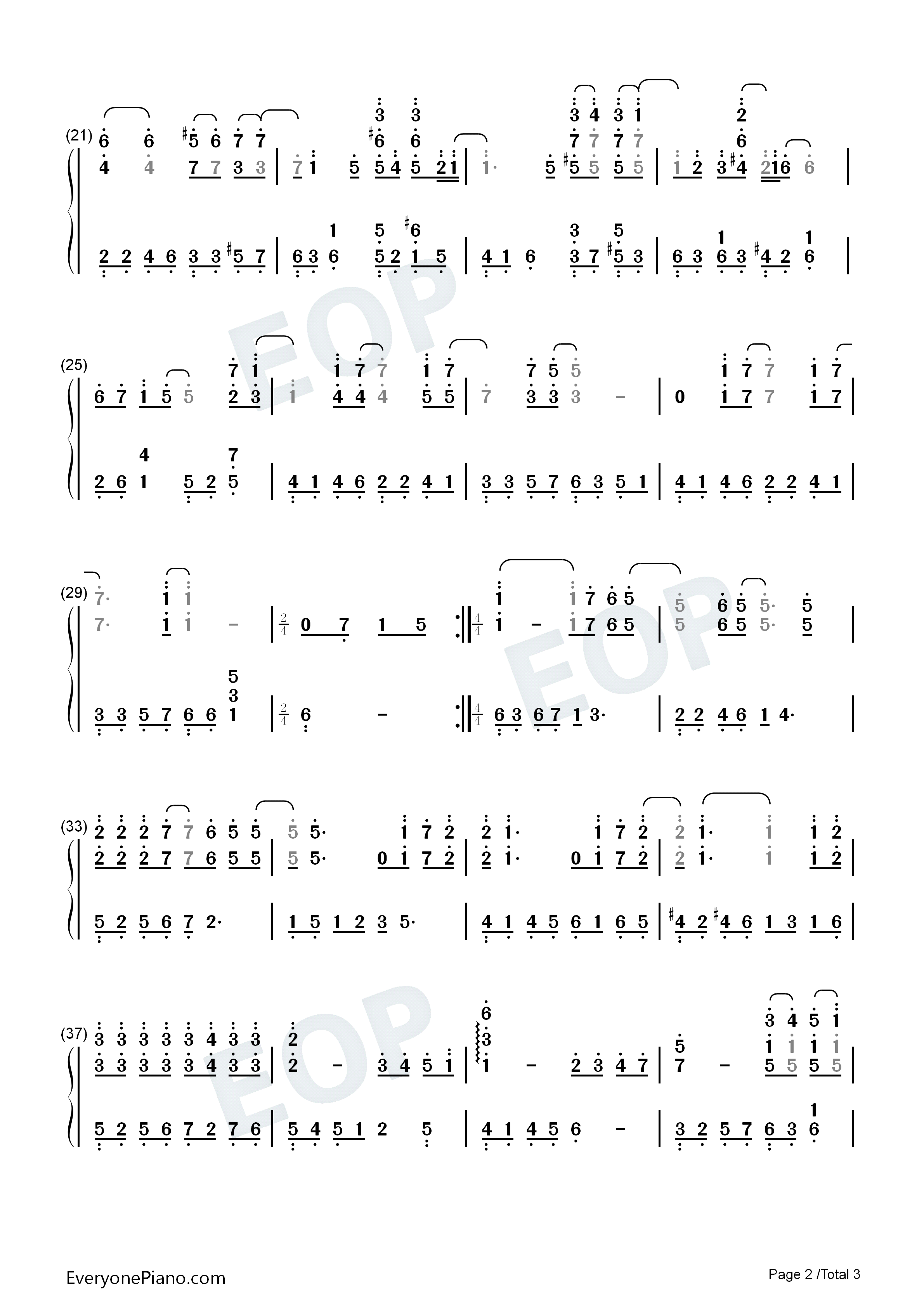 再见钢琴简谱_孝琳(Sistar)演唱