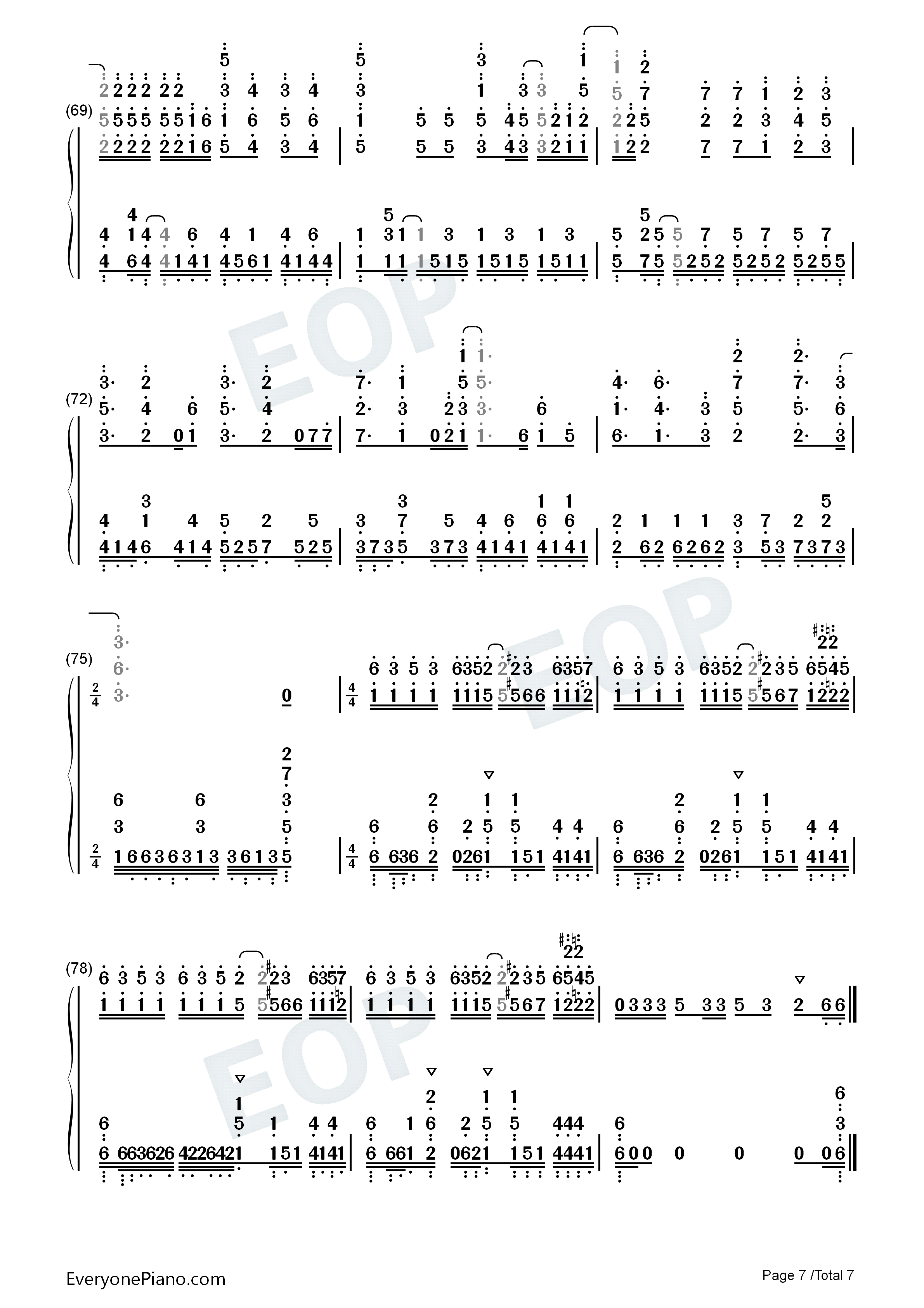 Bursty_Greedy_Spider钢琴简谱_铃木木乃美演唱