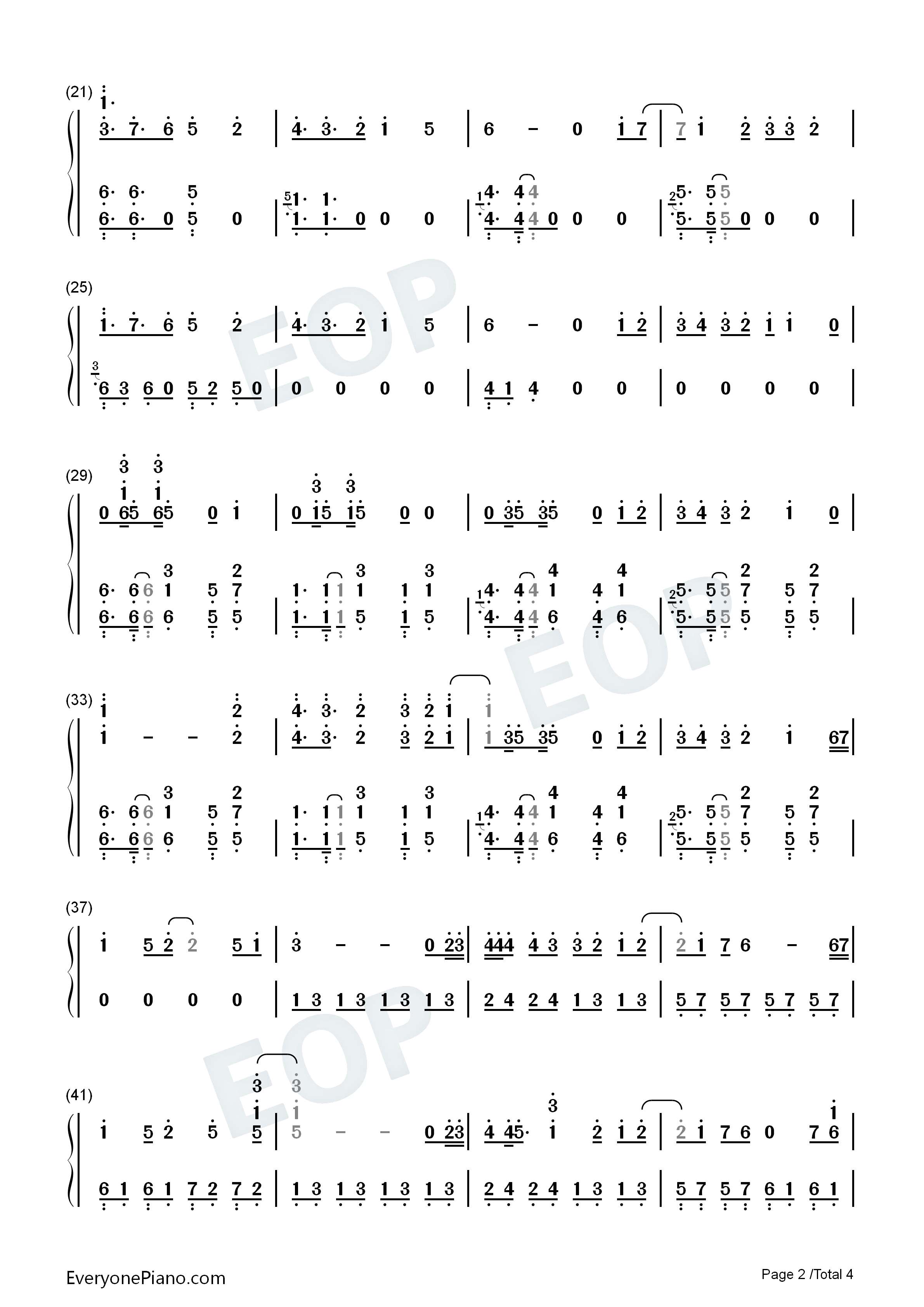 Heading_Home钢琴简谱_Alan_Walker演唱