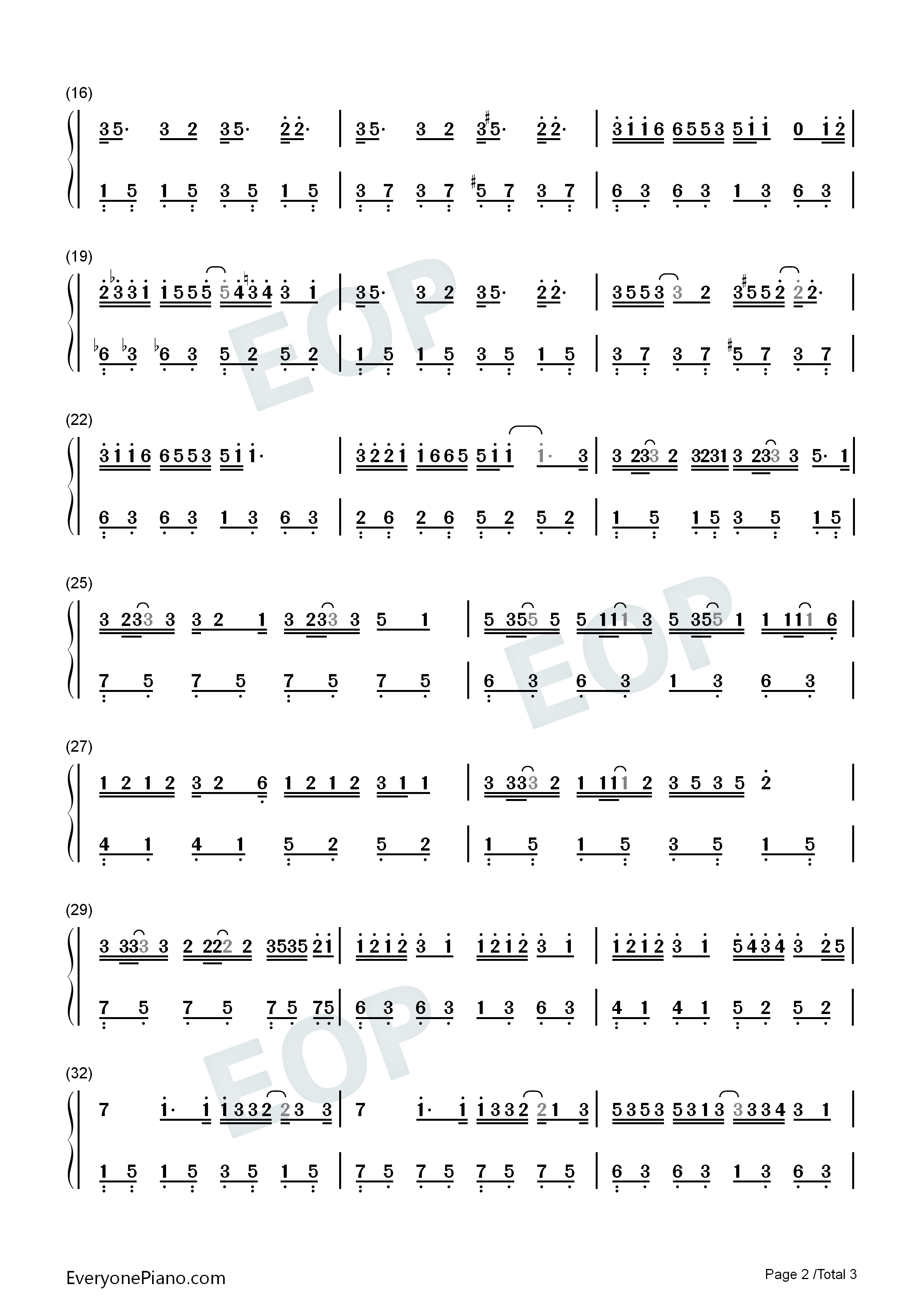 早该钢琴简谱_姚六一演唱