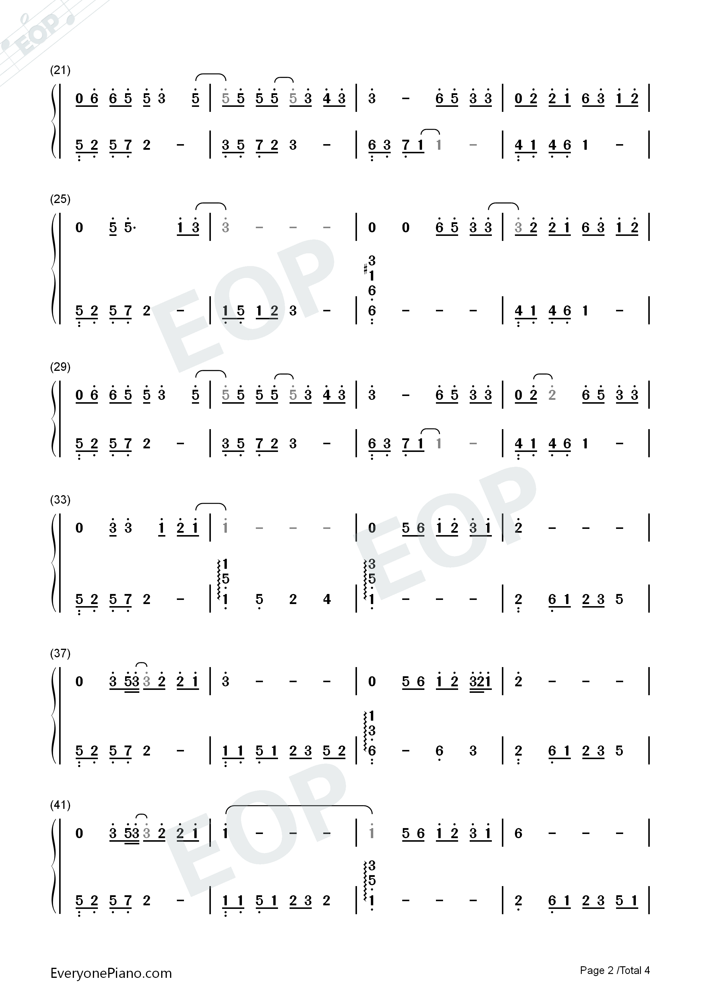 第三人称钢琴简谱_买辣椒也用券_戚薇演唱