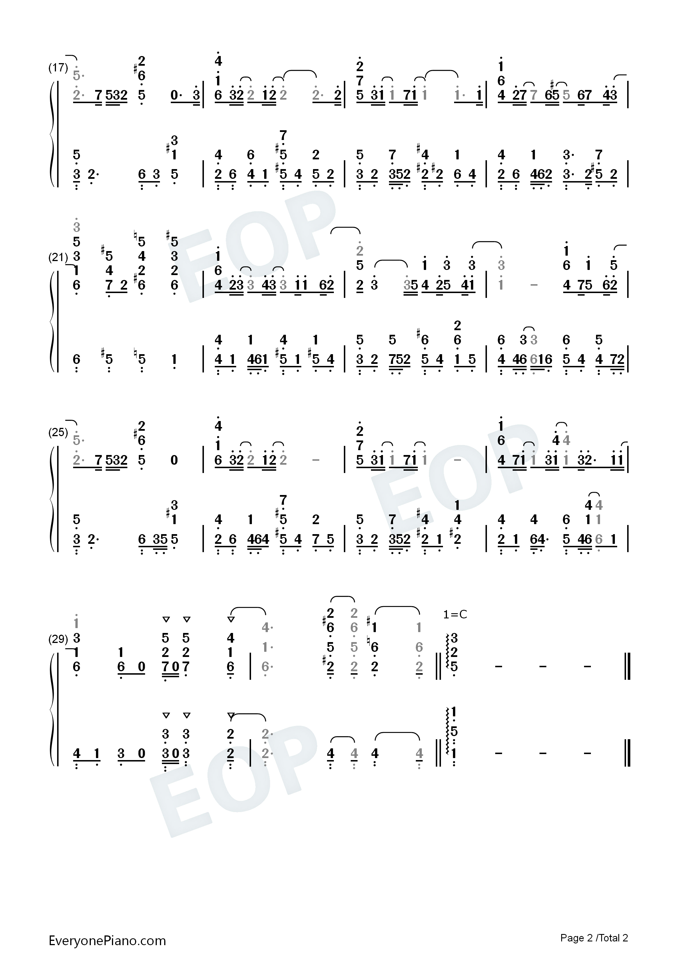 好きだから钢琴简谱_加藤いづみ演唱