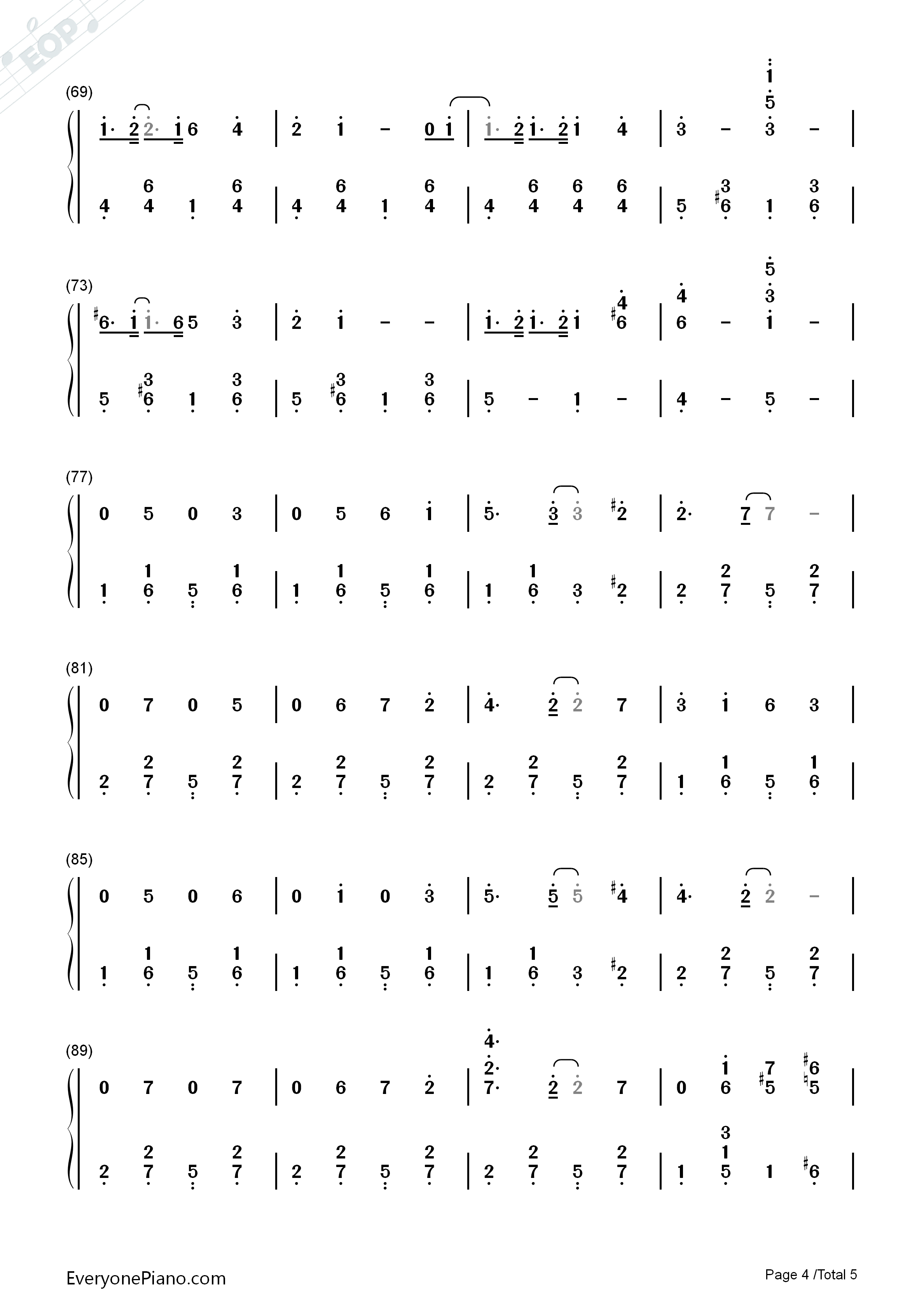 Rudolph_the_Red钢琴简谱_Johnny_Marks演唱