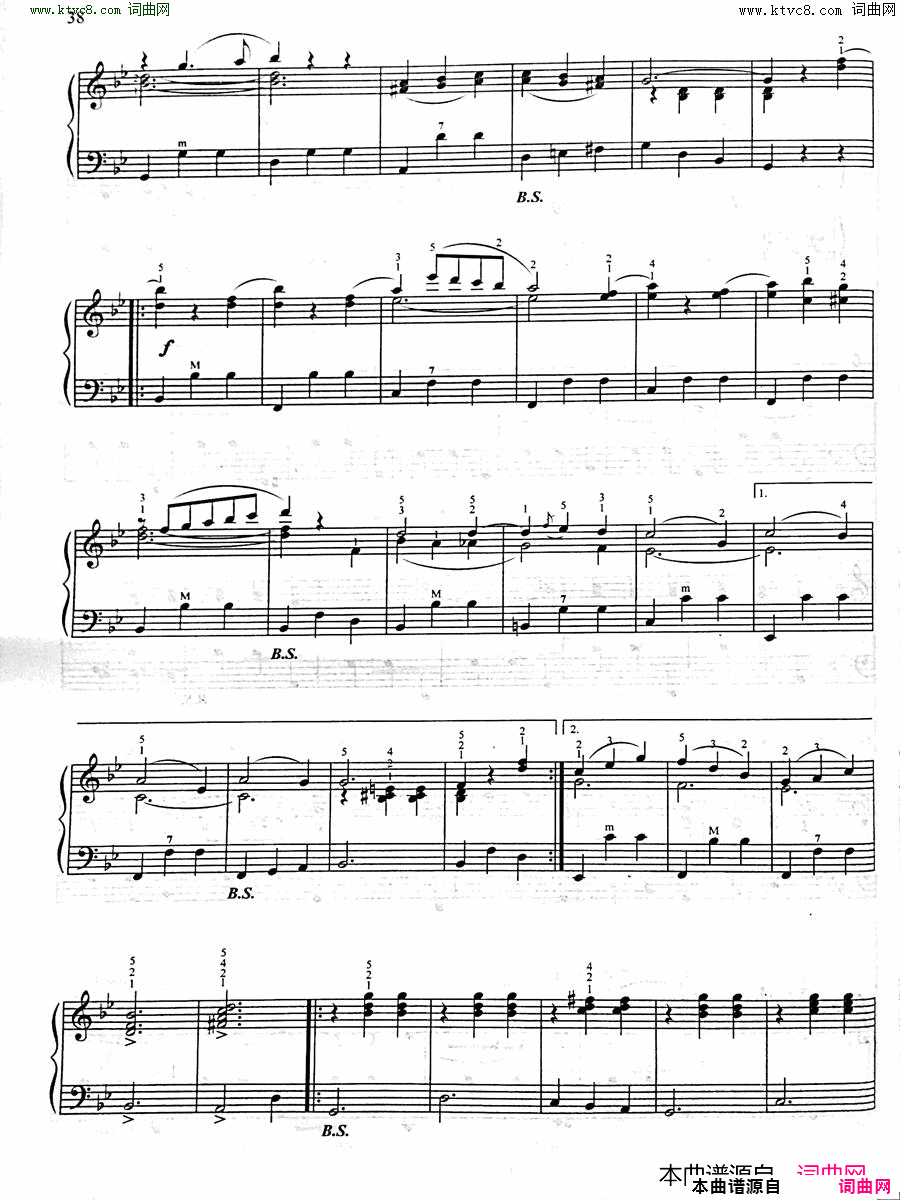 秋天的幻想简谱