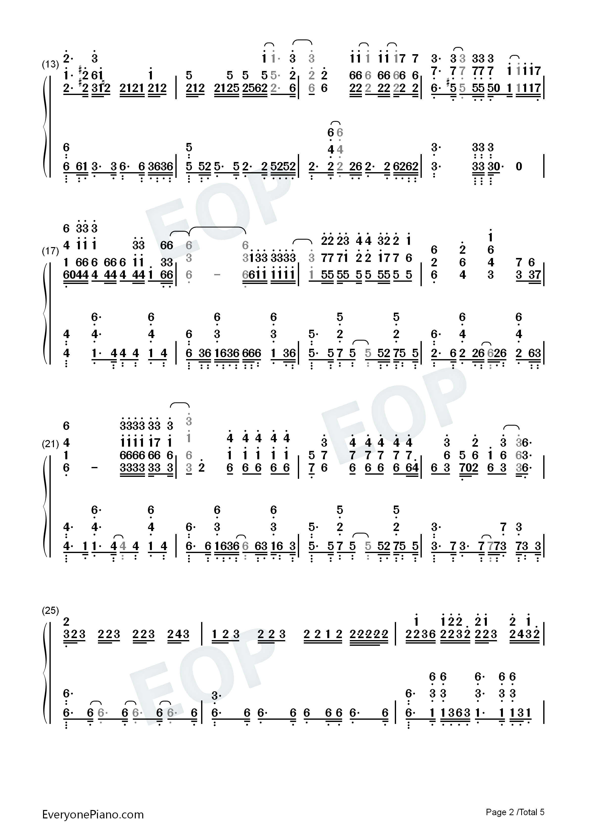 Phoenix钢琴简谱_Cailin_Russo_Chrissy_Costanza演唱