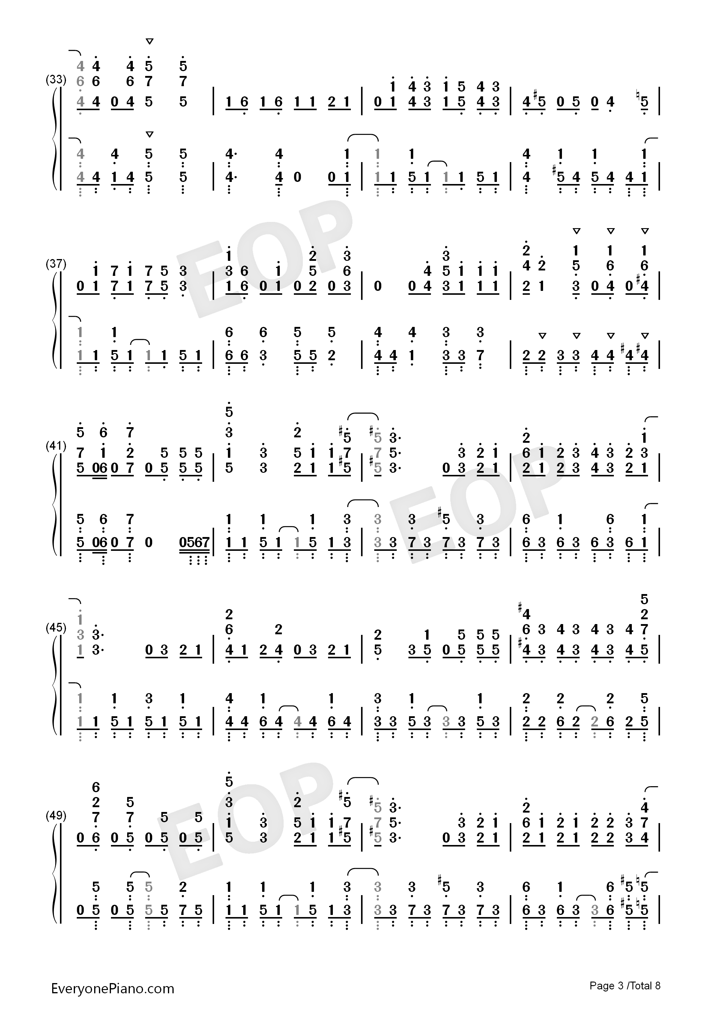 BABY钢琴简谱_甜蜜子弹演唱