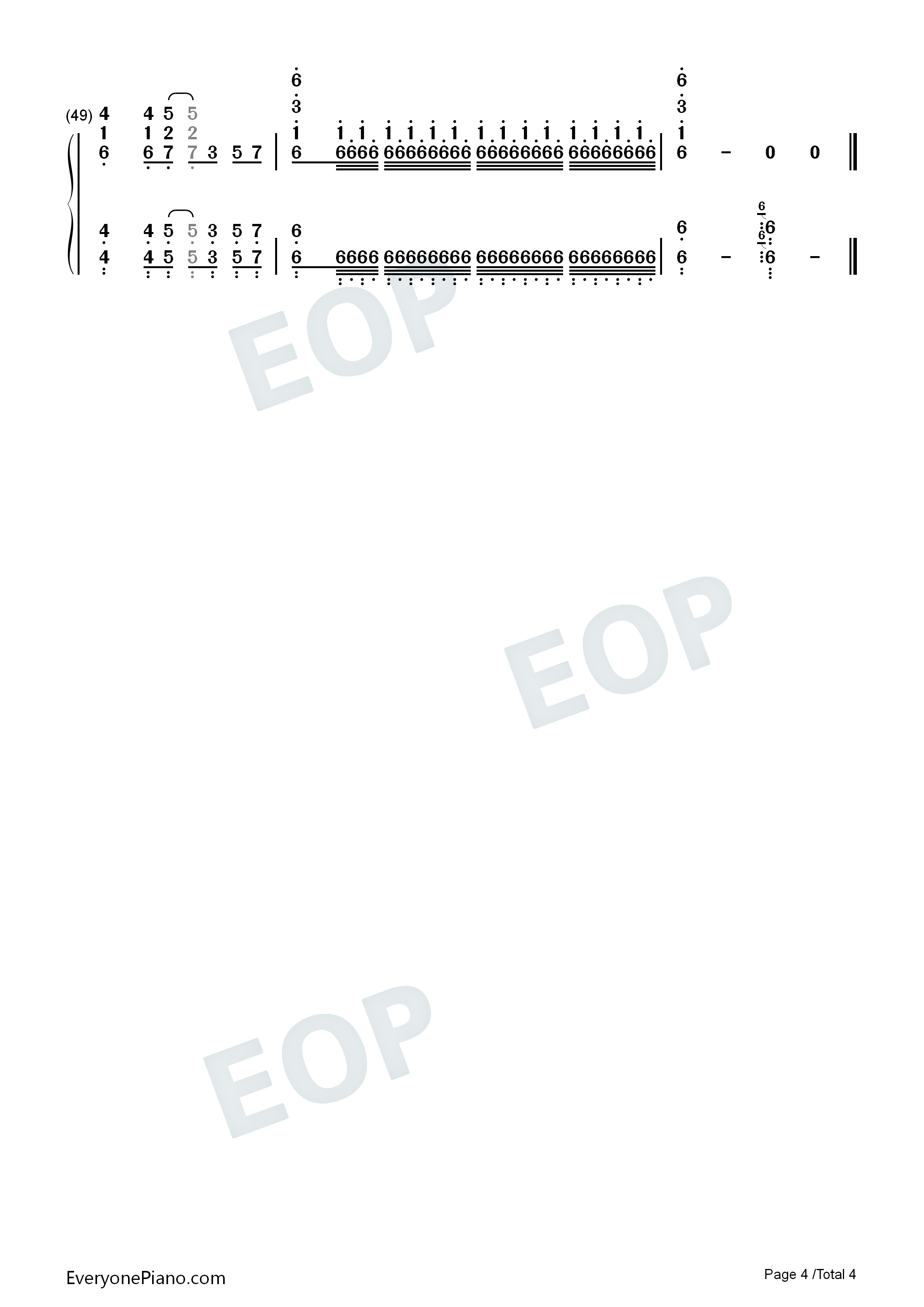 最后的挣扎钢琴简谱_蓑部雄崇演唱