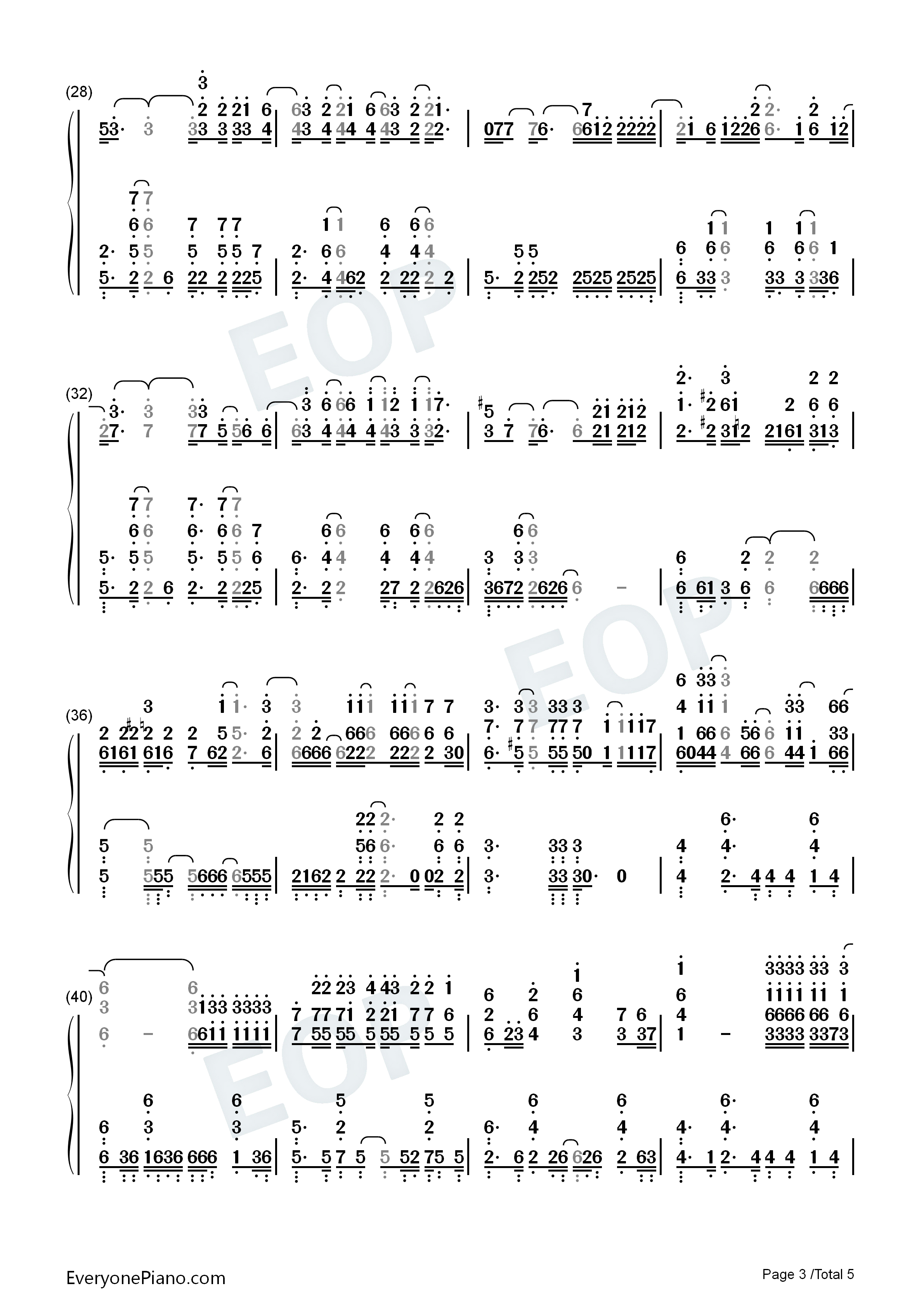 Phoenix钢琴简谱_Cailin_Russo_Chrissy_Costanza演唱