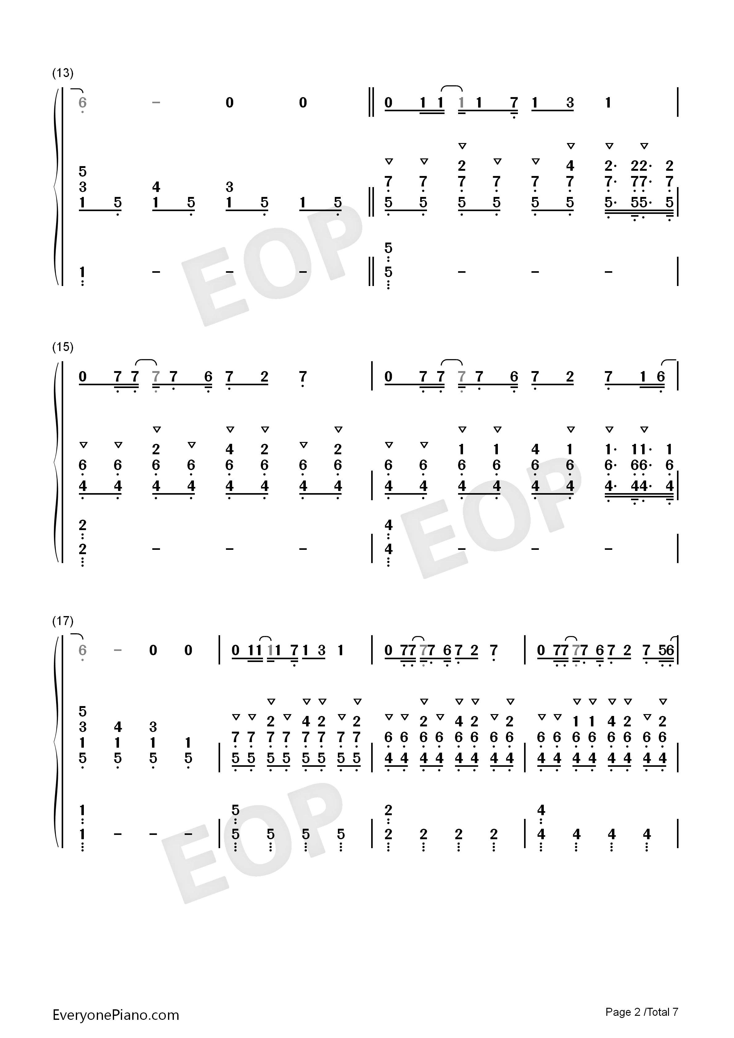 Diamond_Heart钢琴简谱_Alan_Walker_Sophia_Somajo演唱