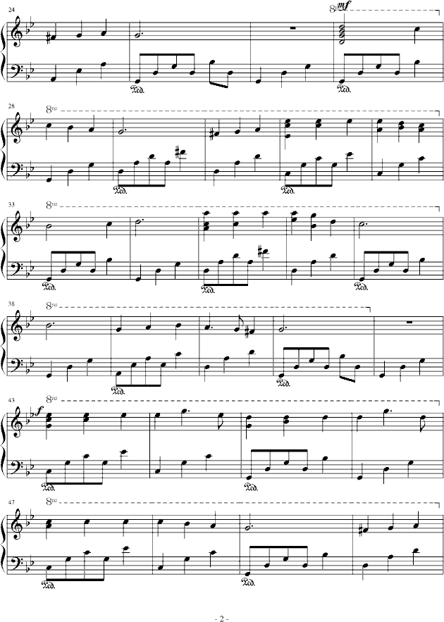 摇曳夏之风简谱_emmaxcy演唱