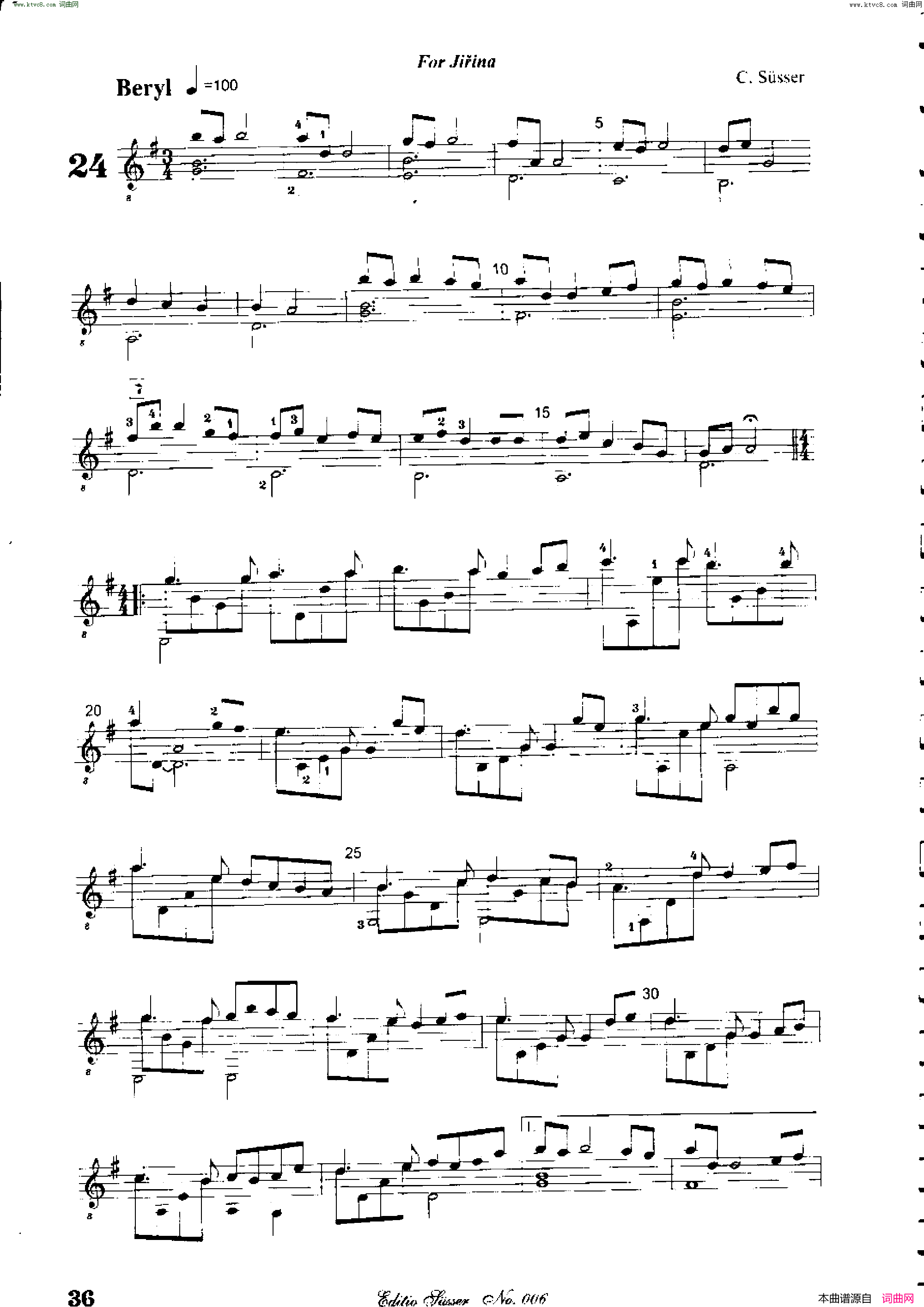 Classical_guitar-Susser_Ctibor_No_6,_Fantazie_ze_sveta_mineralu简谱