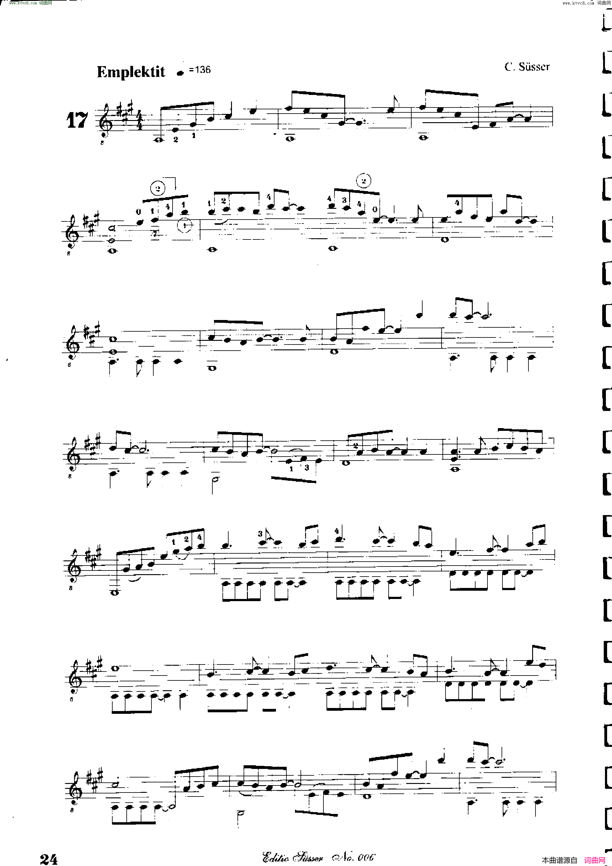 Classical_guitar-Susser_Ctibor_No_6,_Fantazie_ze_sveta_mineralu简谱