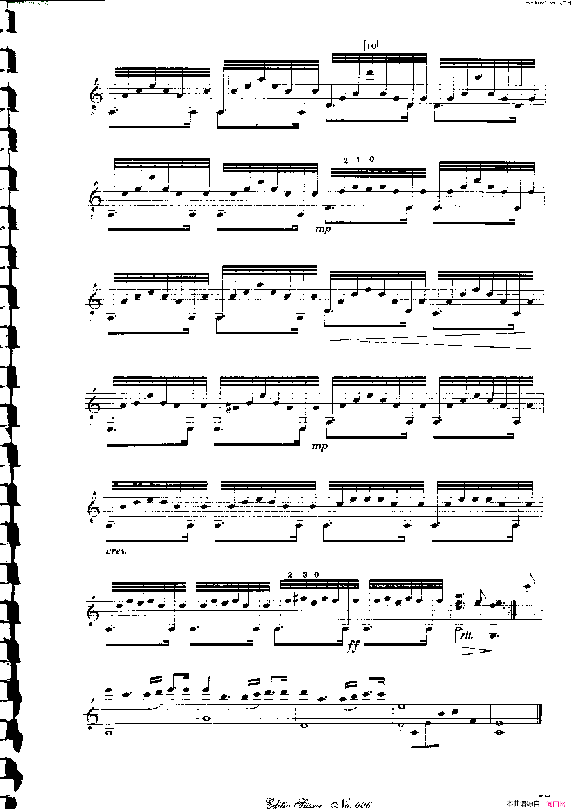 Classical_guitar-Susser_Ctibor_No_6,_Fantazie_ze_sveta_mineralu简谱