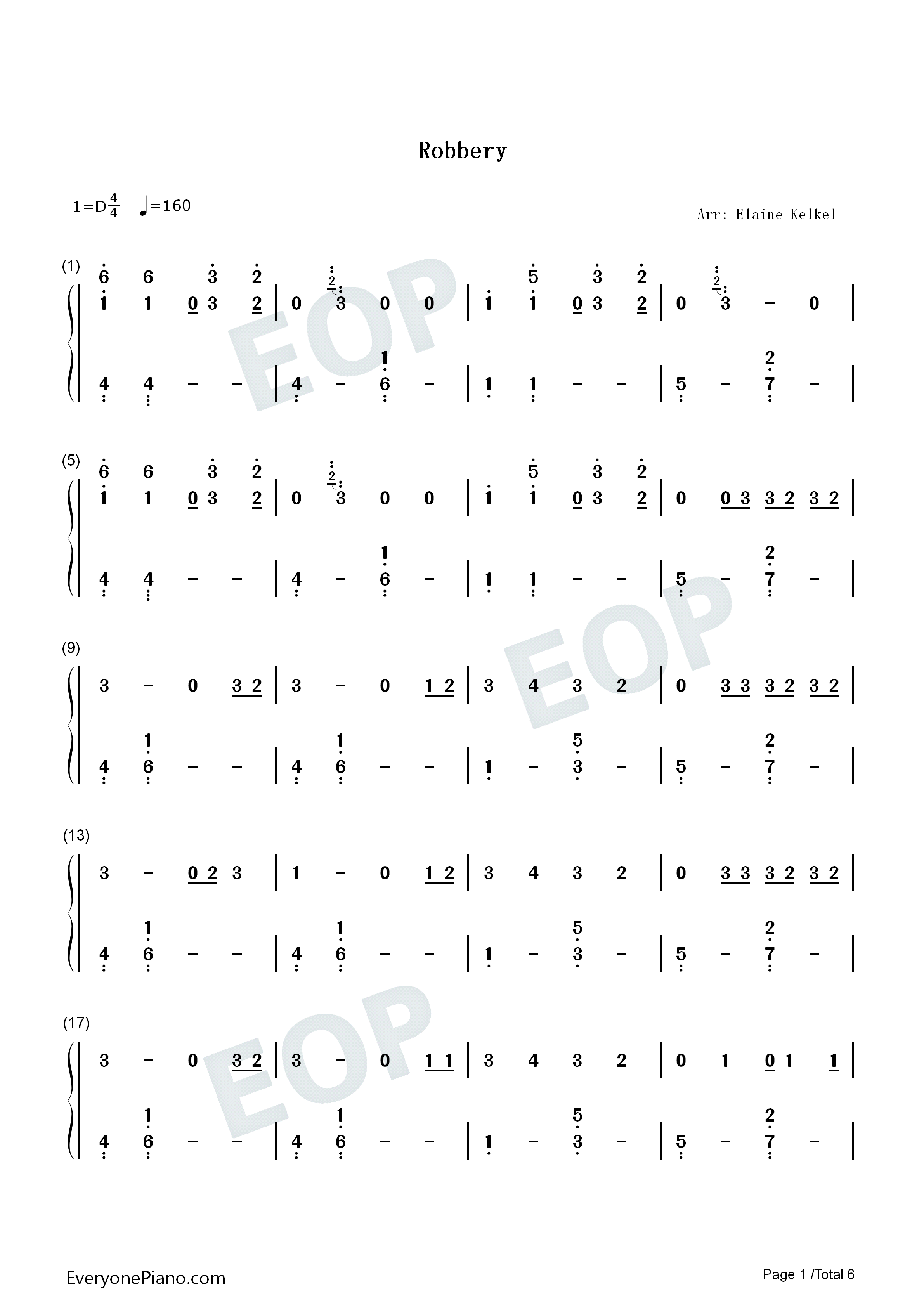 Robbery钢琴简谱_Juice_Wrld演唱