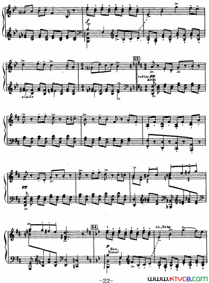 5.冰湖上的激战选自大合唱_亚历山大·涅夫斯基_、正谱简谱