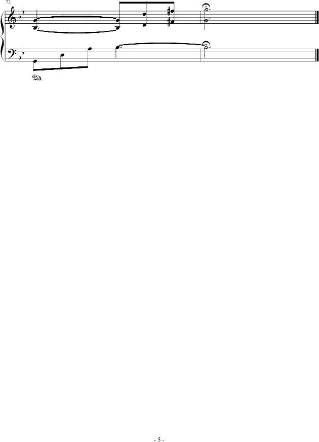 悲哀的结束简谱_克莱德曼演唱