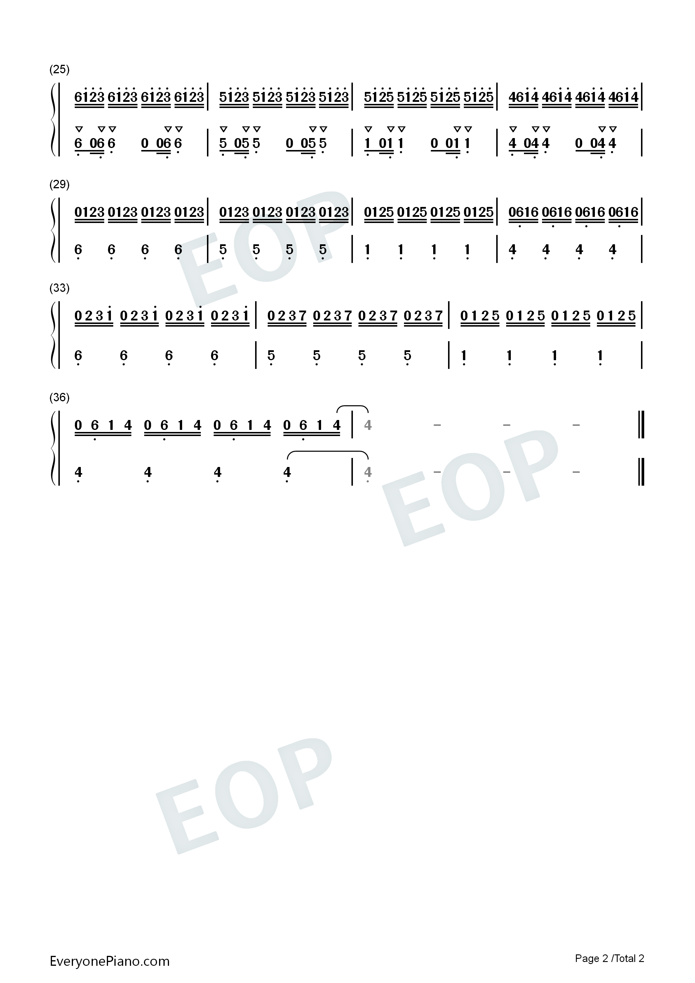 Melody_Original_mix钢琴简谱_Ash演唱