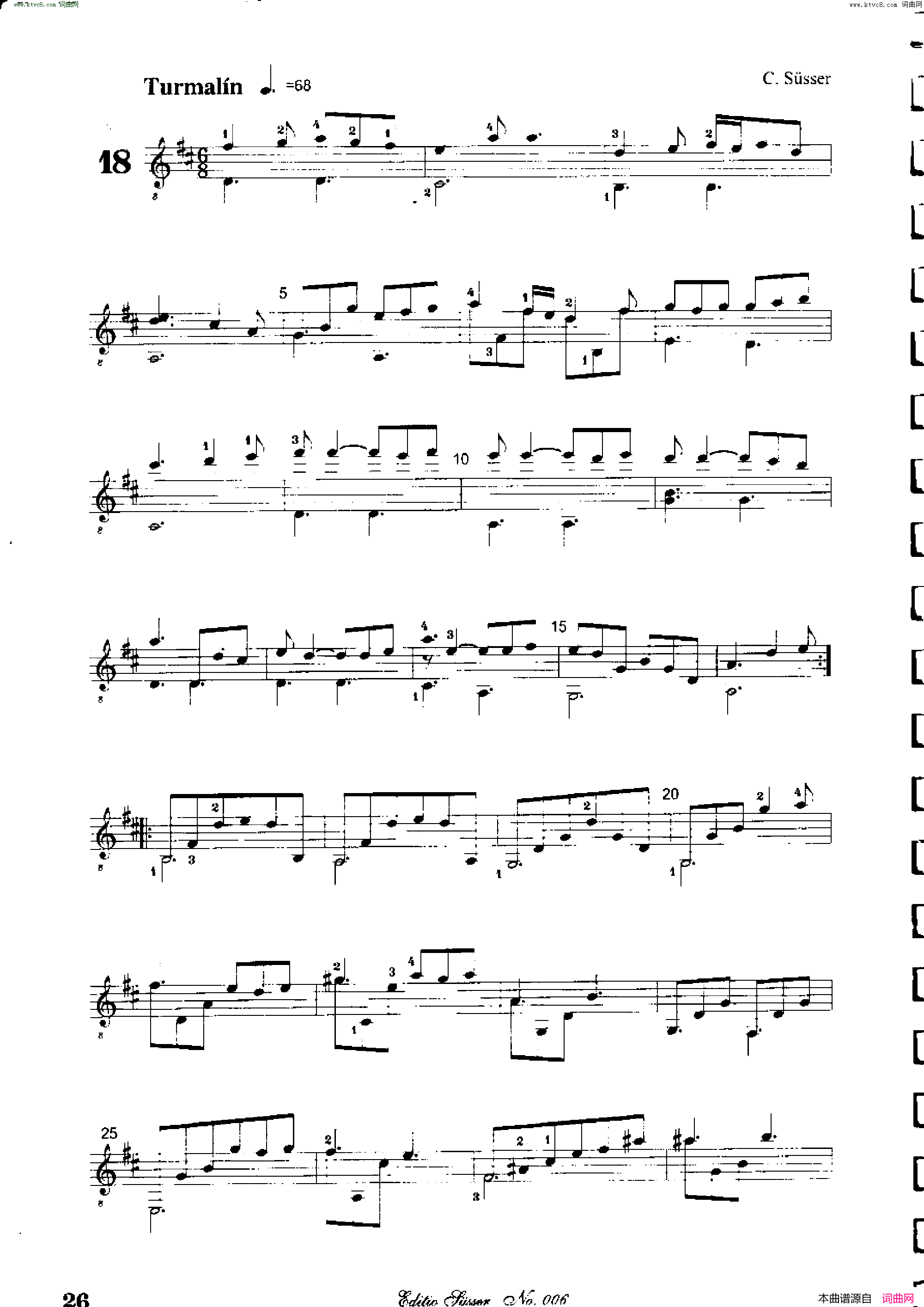 Classical_guitar-Susser_Ctibor_No_6,_Fantazie_ze_sveta_mineralu简谱