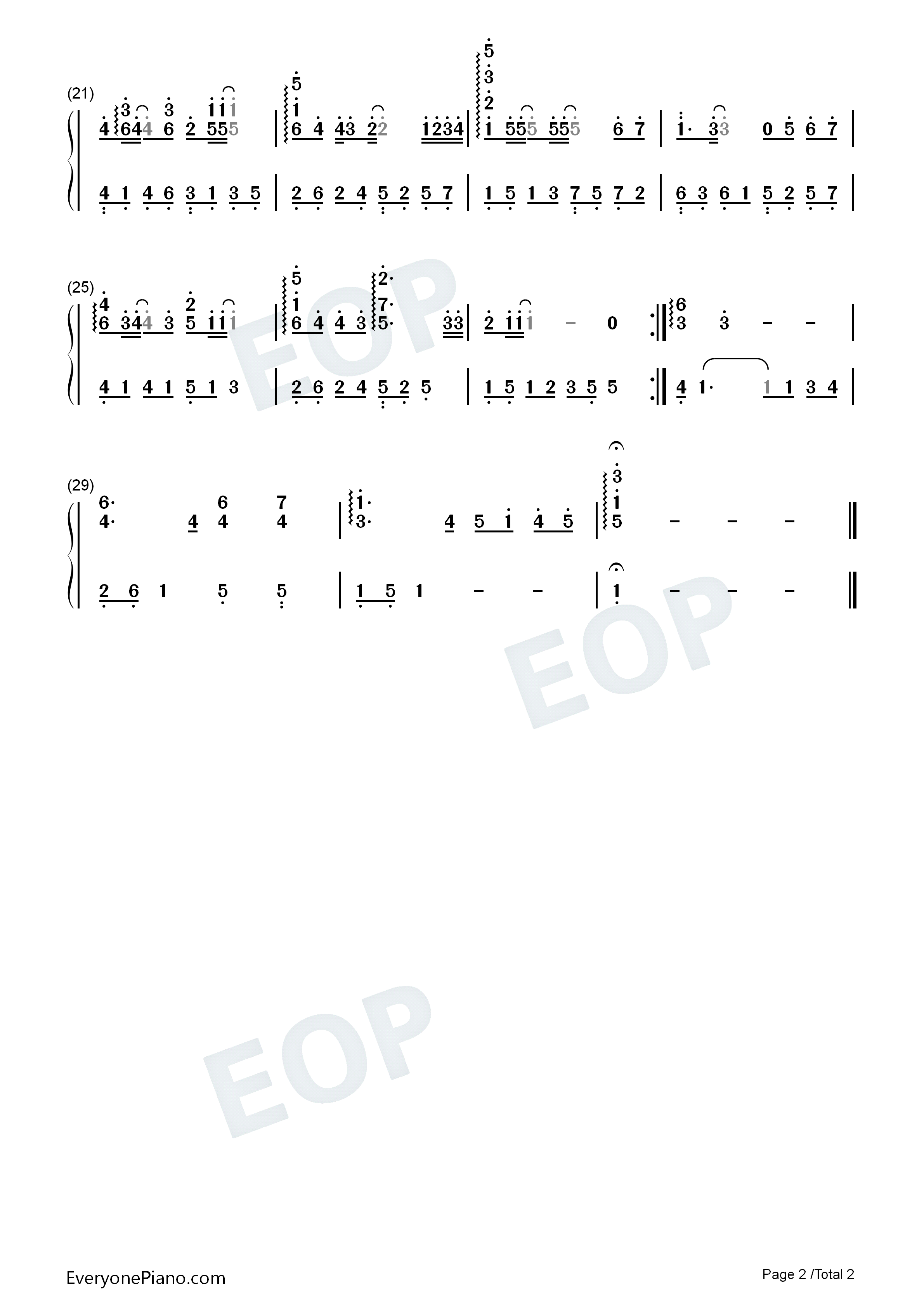 祈祷钢琴简谱_郑日荣演唱