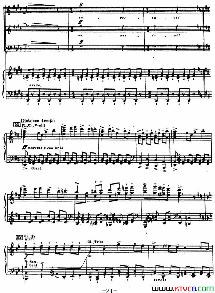 5.冰湖上的激战选自大合唱_亚历山大·涅夫斯基_、正谱简谱