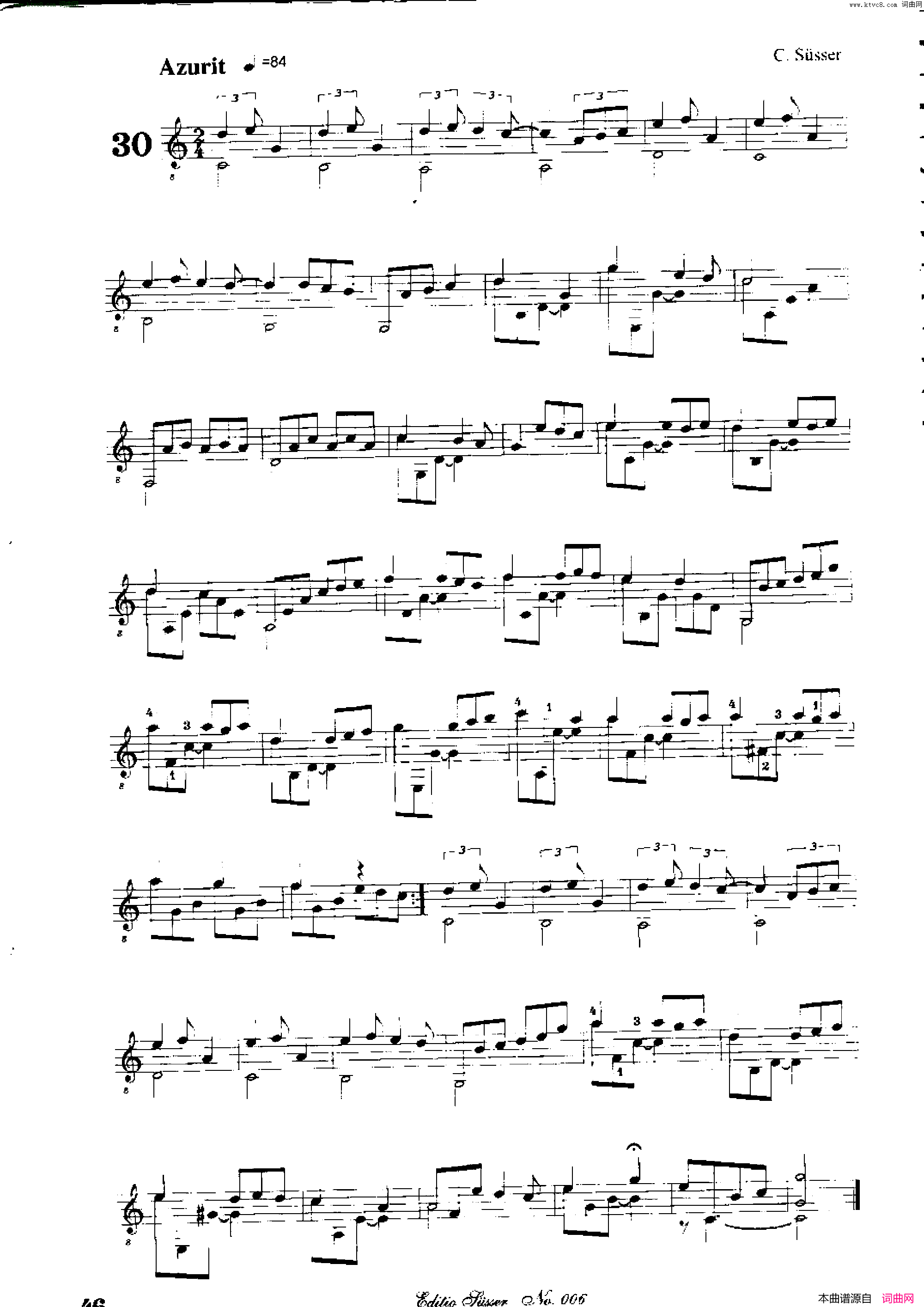 Classical_guitar-Susser_Ctibor_No_6,_Fantazie_ze_sveta_mineralu简谱