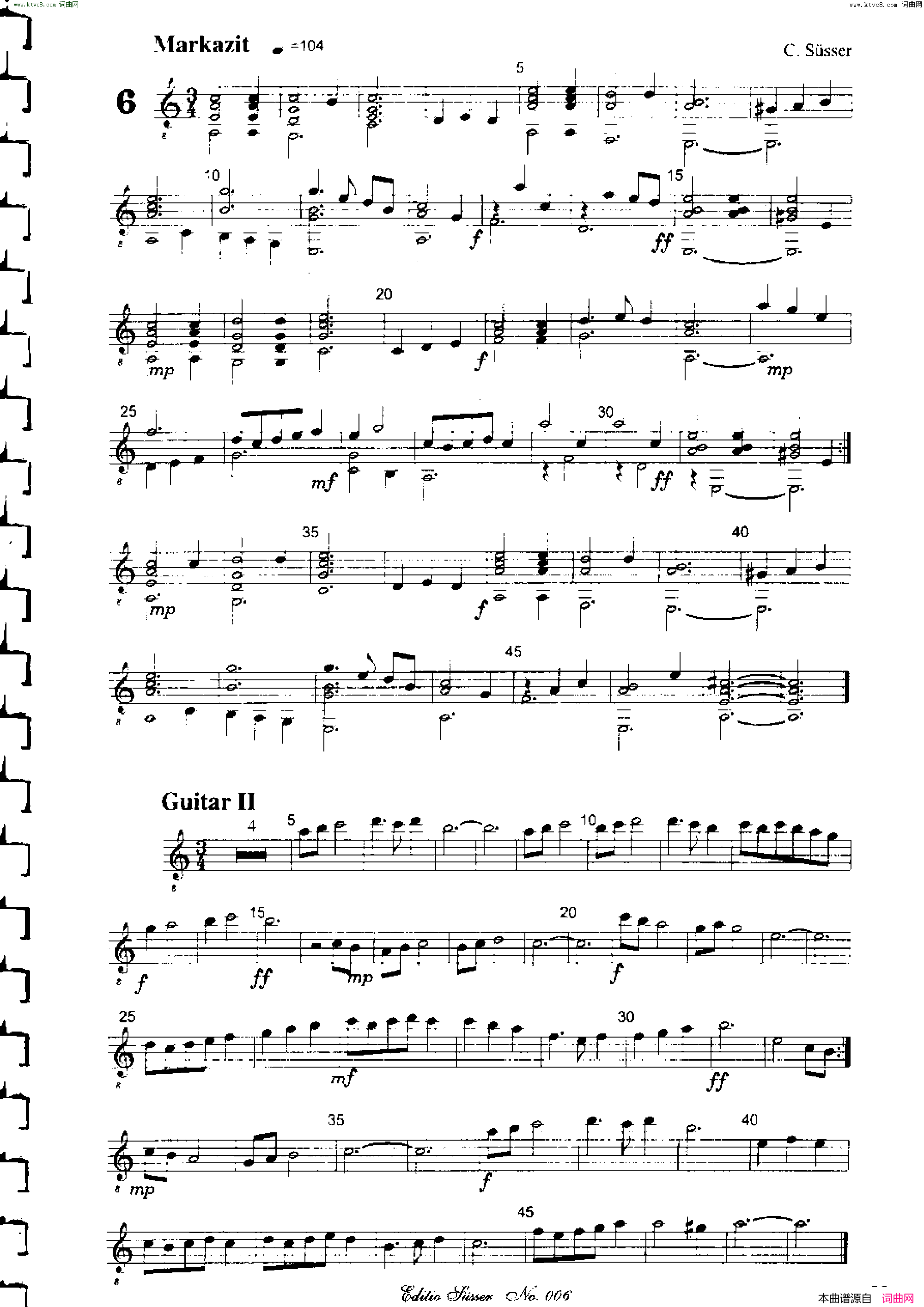 Classical_guitar-Susser_Ctibor_No_6,_Fantazie_ze_sveta_mineralu简谱