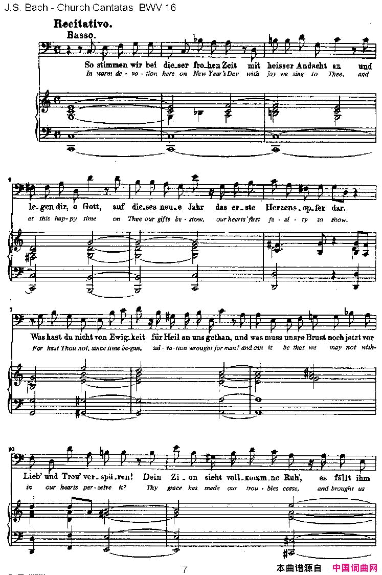 Herr_Gott,_ich_loben_wir简谱