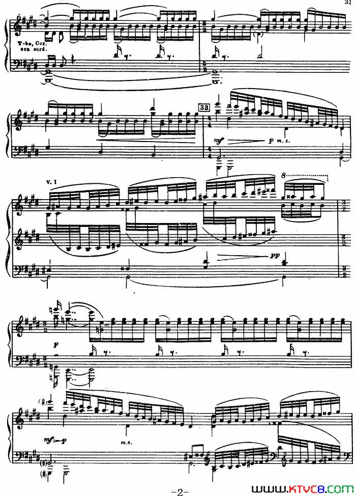 5.冰湖上的激战选自大合唱_亚历山大·涅夫斯基_、正谱简谱